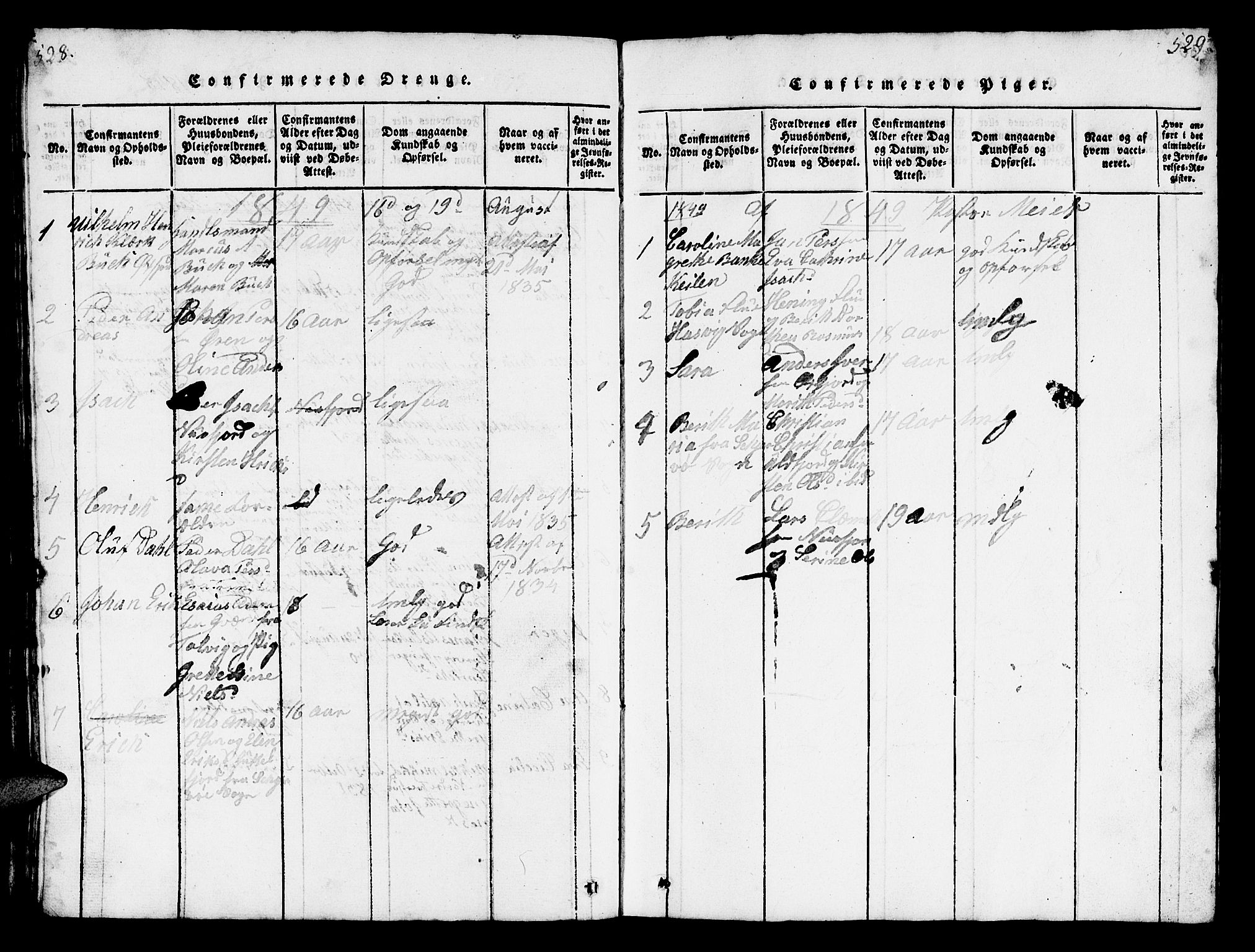 Loppa sokneprestkontor, SATØ/S-1339/H/Hb/L0001klokker: Parish register (copy) no. 1, 1820-1849, p. 528-529