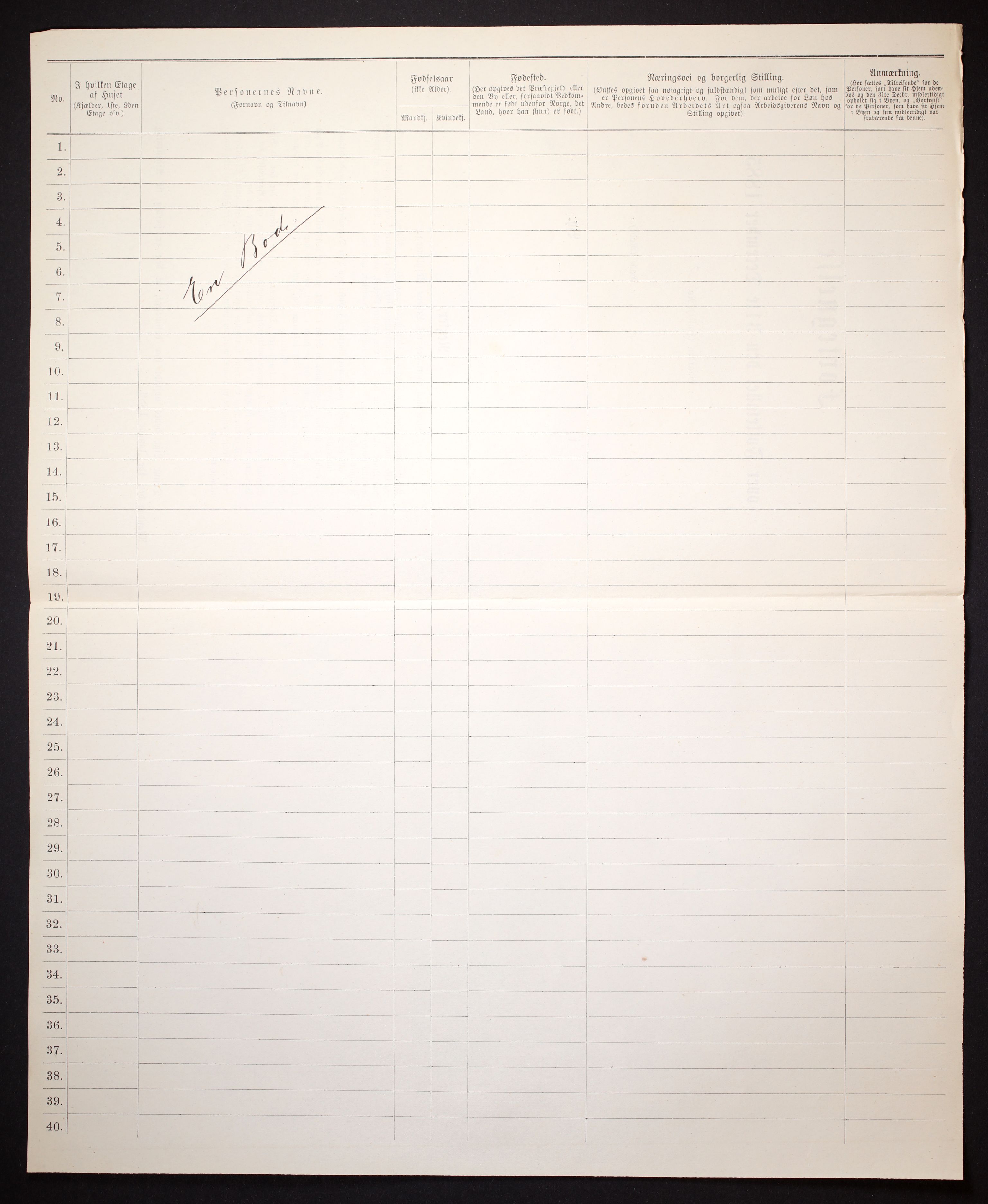 SAT, 1885 census for 1601 Trondheim, 1885, p. 1063