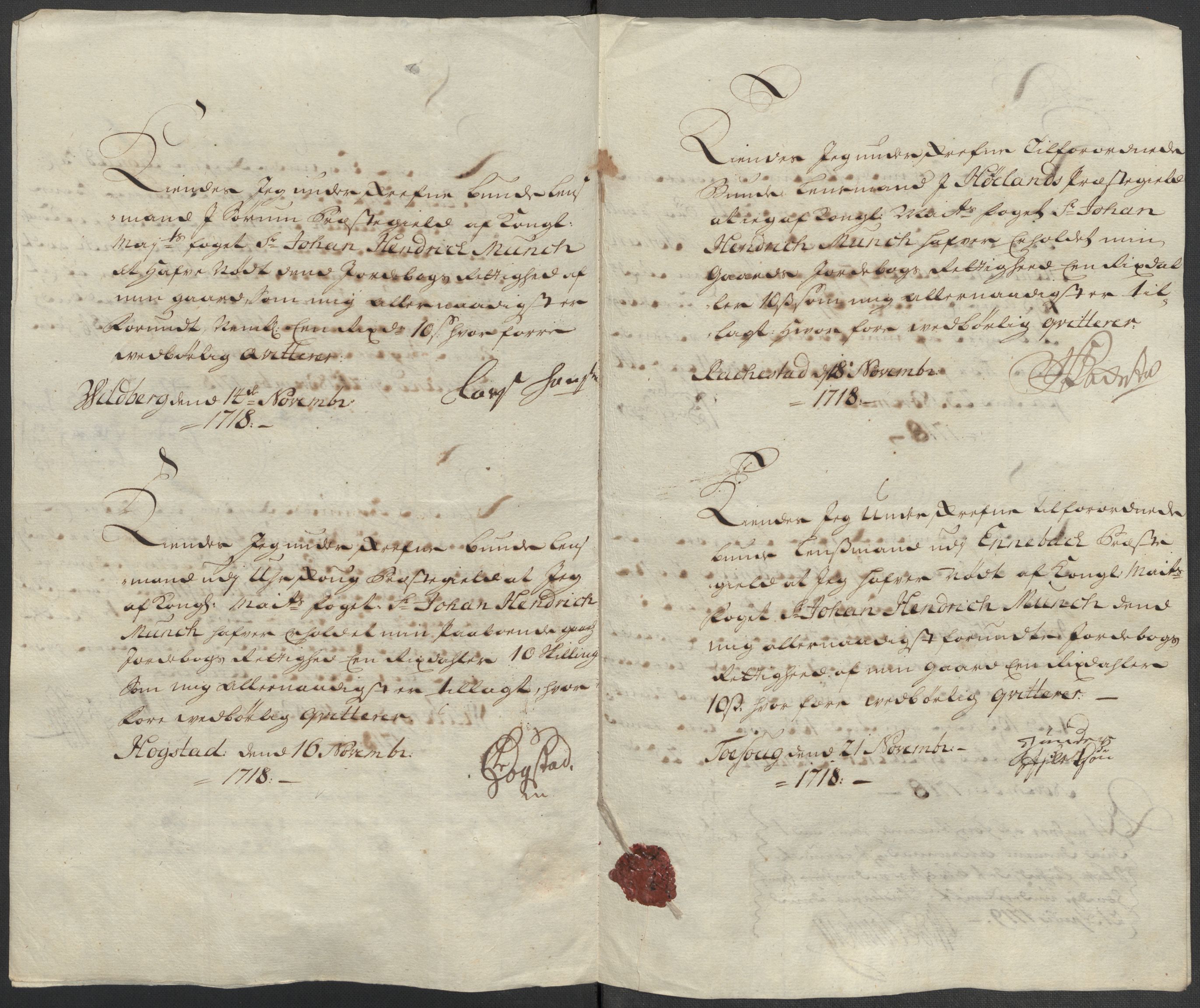 Rentekammeret inntil 1814, Reviderte regnskaper, Fogderegnskap, AV/RA-EA-4092/R11/L0600: Fogderegnskap Nedre Romerike, 1718, p. 251