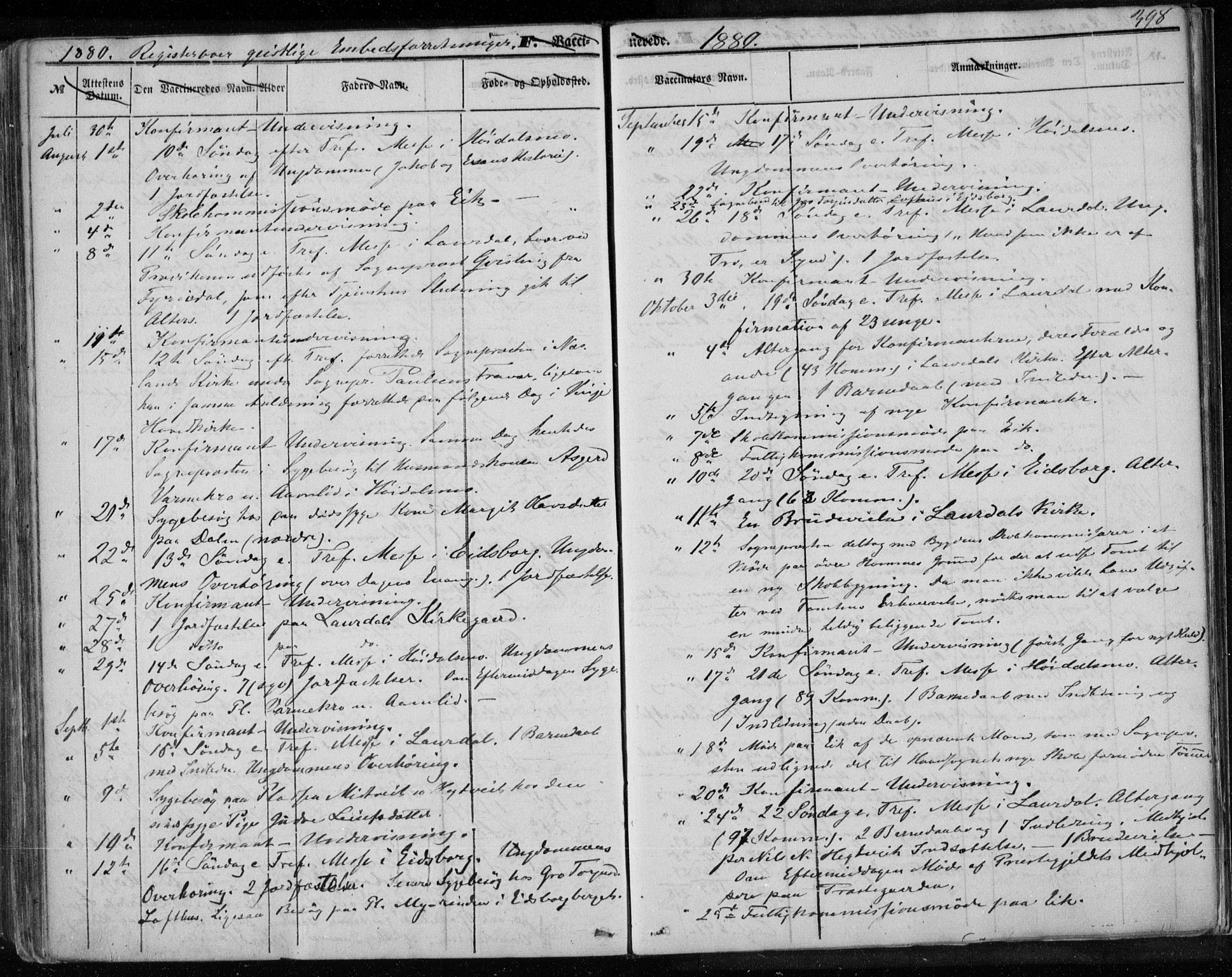Lårdal kirkebøker, SAKO/A-284/F/Fa/L0006: Parish register (official) no. I 6, 1861-1886, p. 398