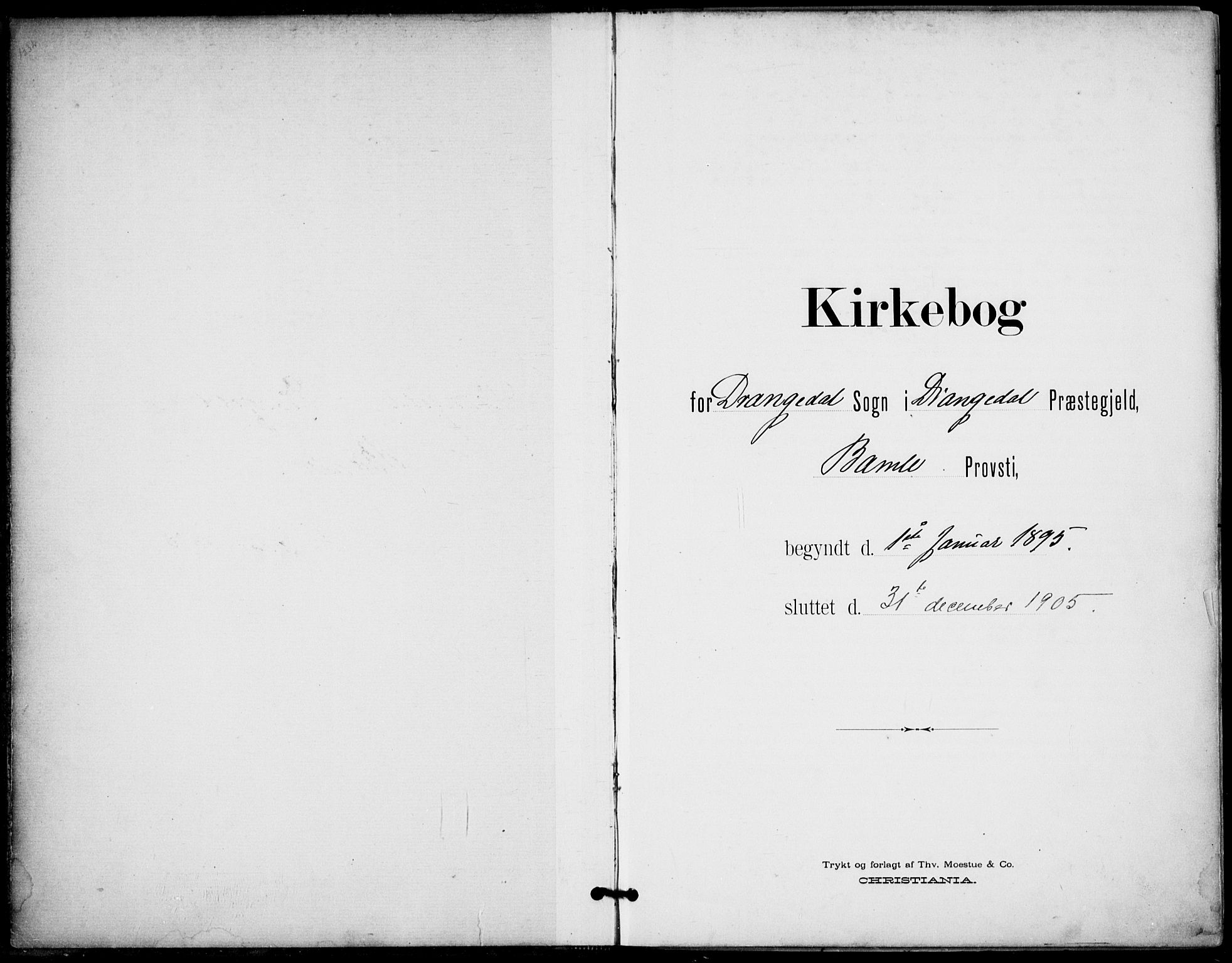 Drangedal kirkebøker, SAKO/A-258/F/Fa/L0012: Parish register (official) no. 12, 1895-1905