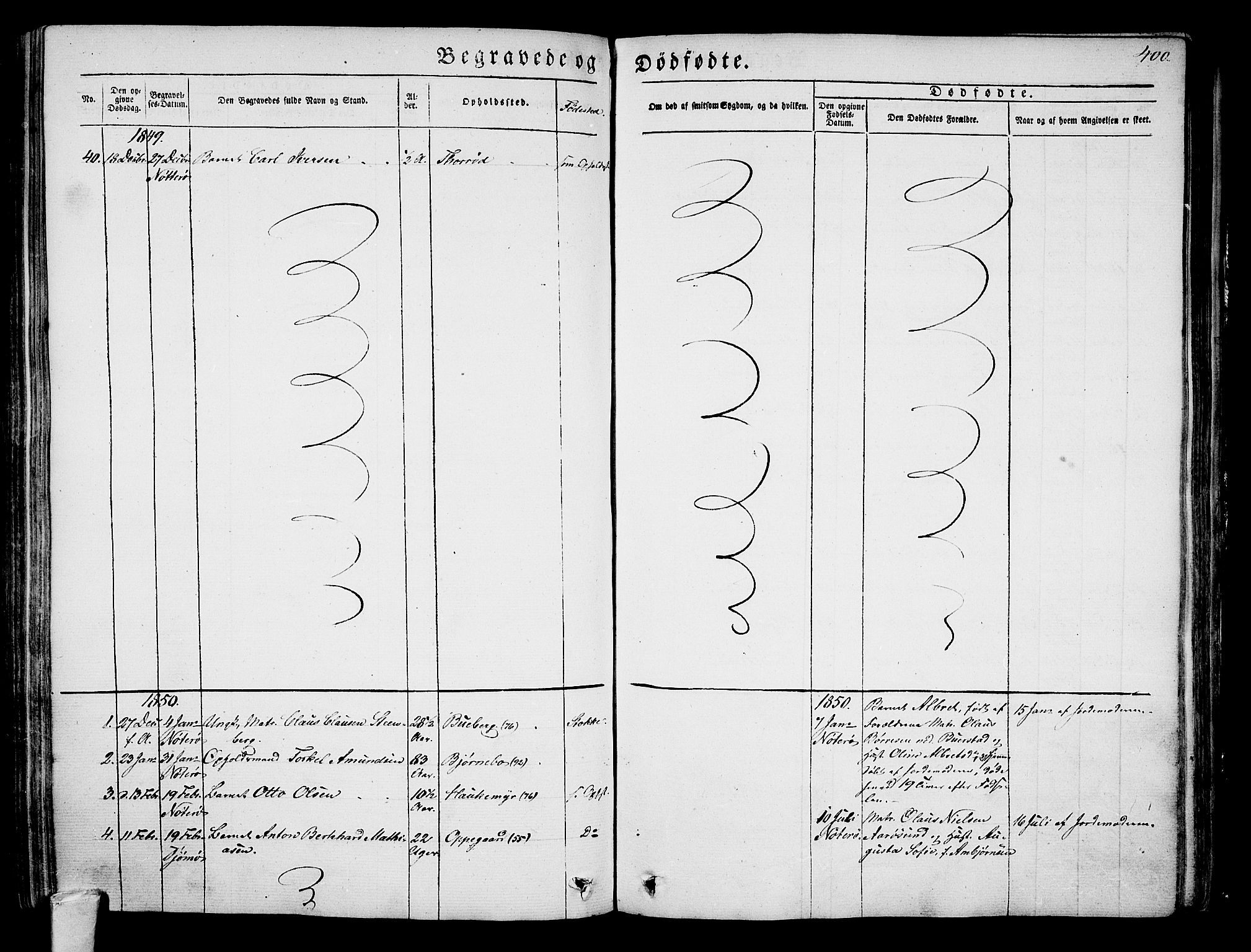 Nøtterøy kirkebøker, AV/SAKO-A-354/G/Ga/L0001: Parish register (copy) no. I 1, 1844-1859, p. 400