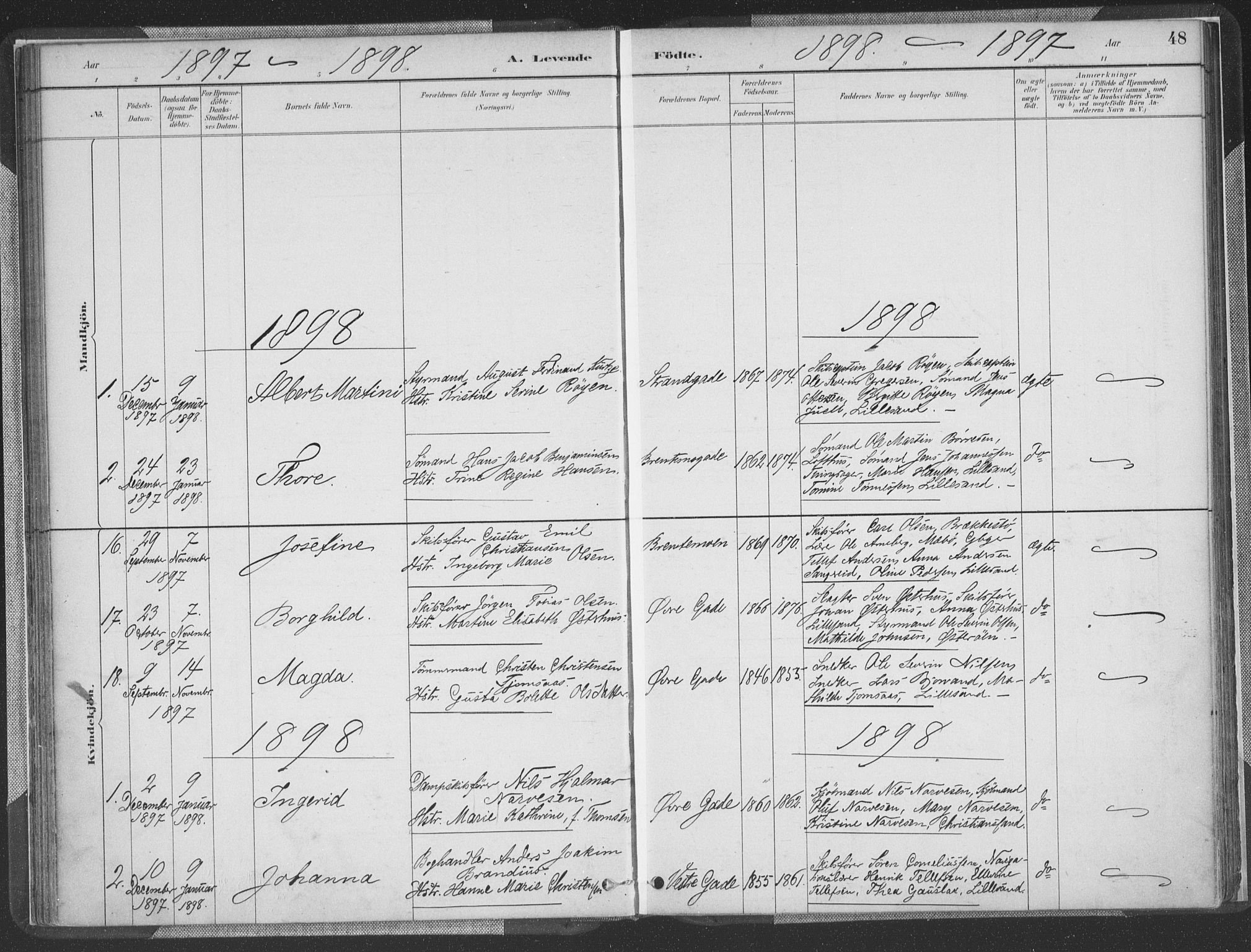 Vestre Moland sokneprestkontor, AV/SAK-1111-0046/F/Fa/Faa/L0001: Parish register (official) no. A 1, 1884-1899, p. 49