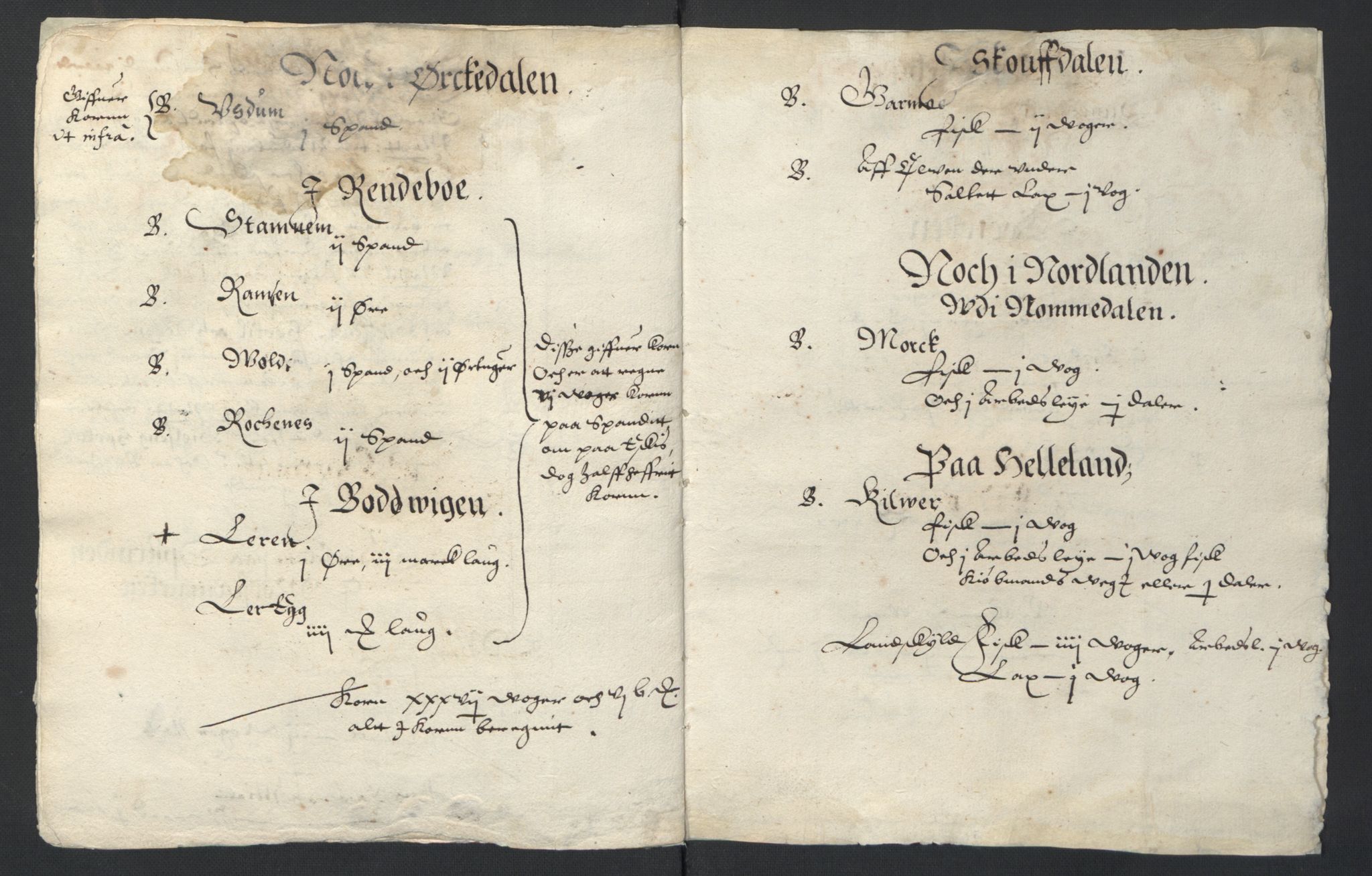 Stattholderembetet 1572-1771, AV/RA-EA-2870/Ek/L0007/0001: Jordebøker til utlikning av rosstjeneste 1624-1626: / Adelsjordebøker, 1624-1625, p. 36