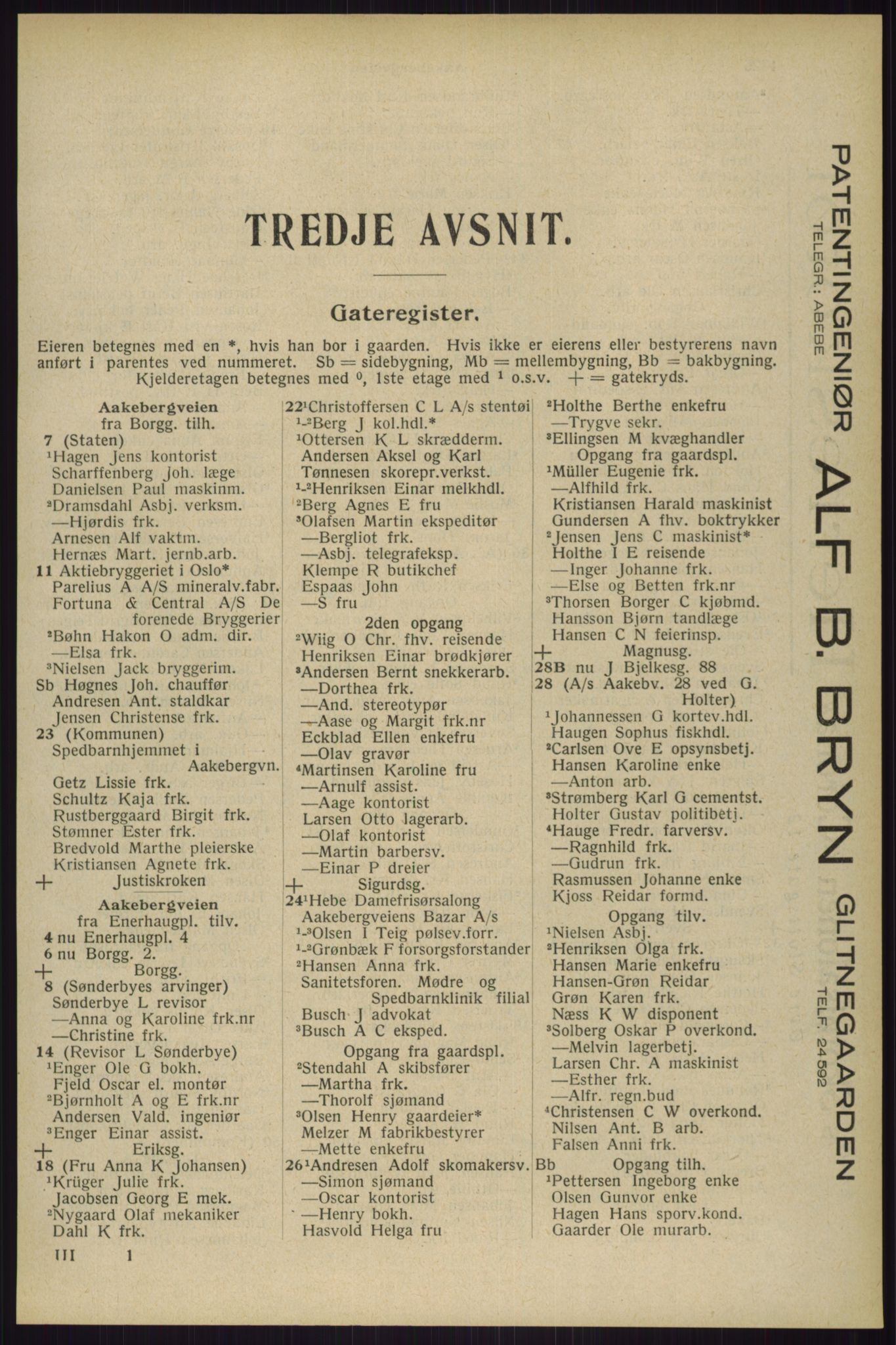 Kristiania/Oslo adressebok, PUBL/-, 1929, p. 1325