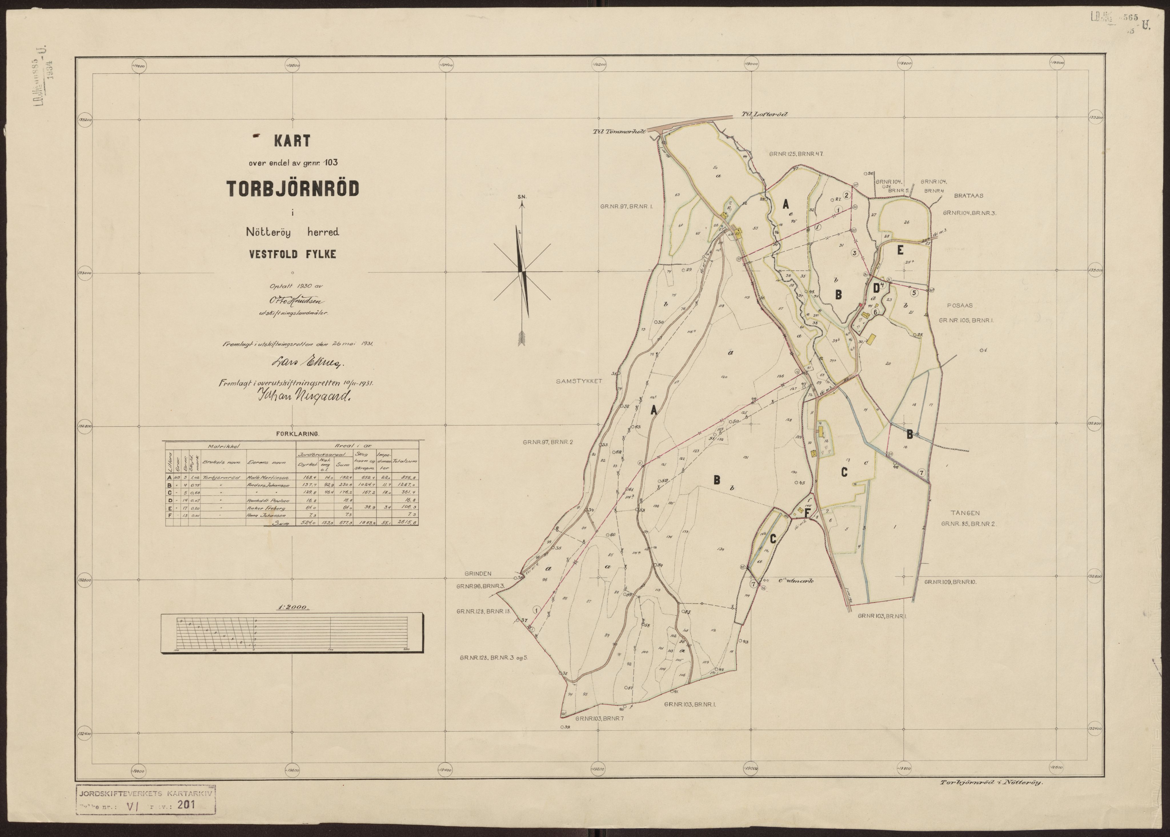Jordskifteverkets kartarkiv, AV/RA-S-3929/T, 1859-1988, p. 234