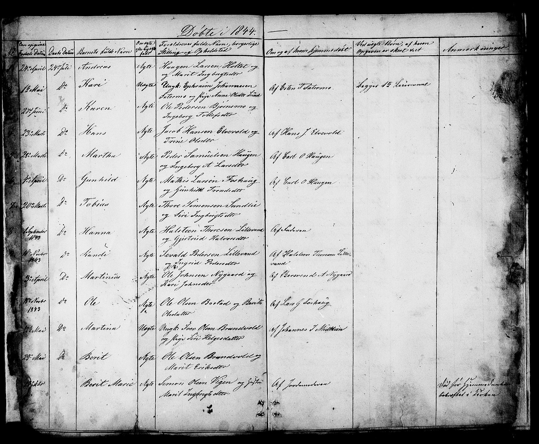 Målselv sokneprestembete, SATØ/S-1311/G/Ga/Gaa/L0002kirke: Parish register (official) no. 2, 1832-1850, p. 20-21
