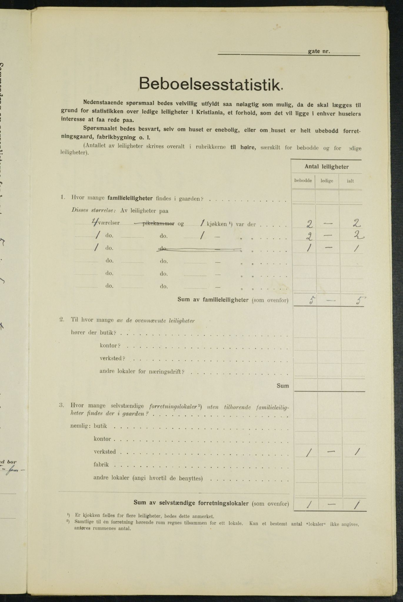 OBA, Municipal Census 1914 for Kristiania, 1914, p. 16047