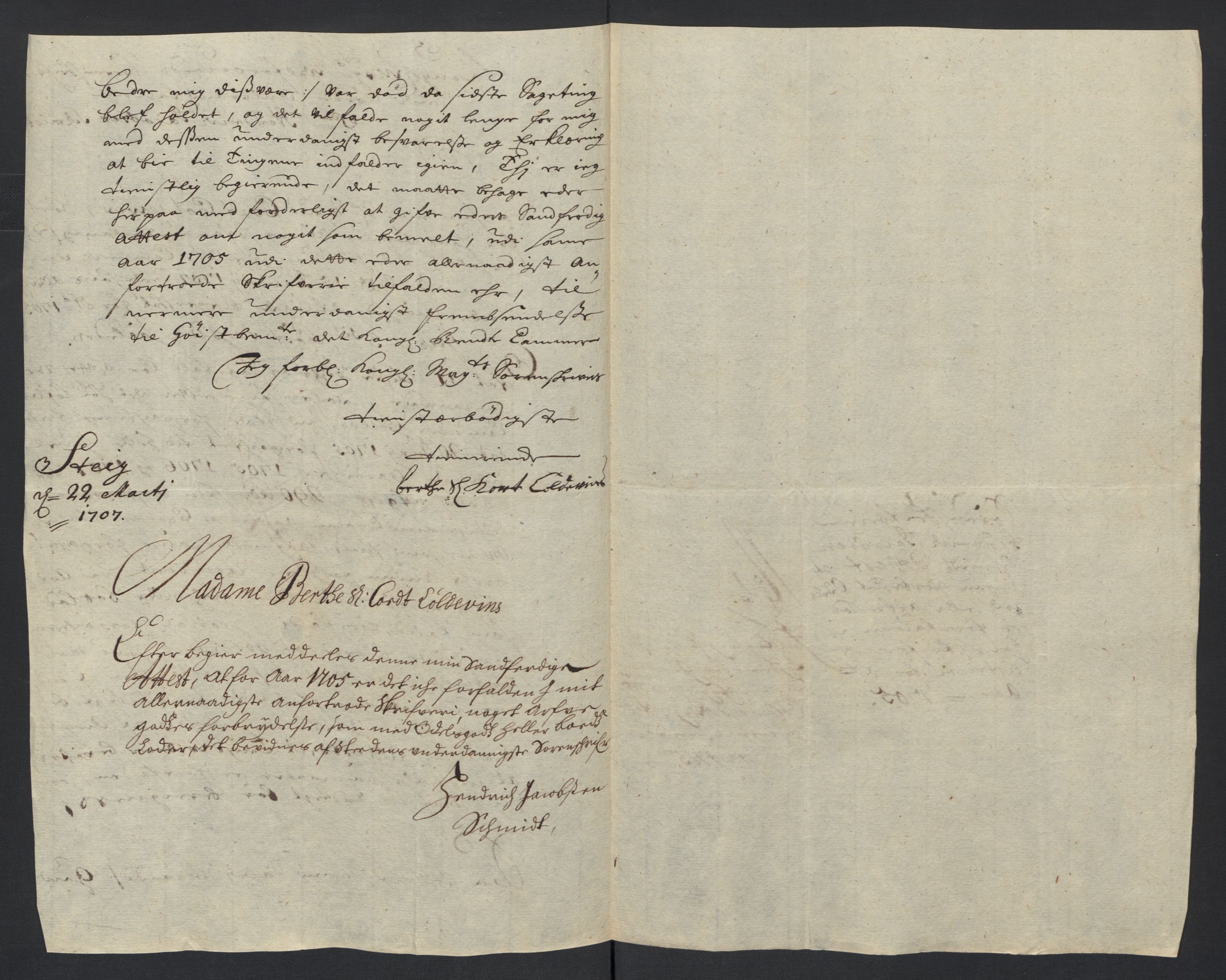 Rentekammeret inntil 1814, Reviderte regnskaper, Fogderegnskap, AV/RA-EA-4092/R17/L1178: Fogderegnskap Gudbrandsdal, 1705-1707, p. 138