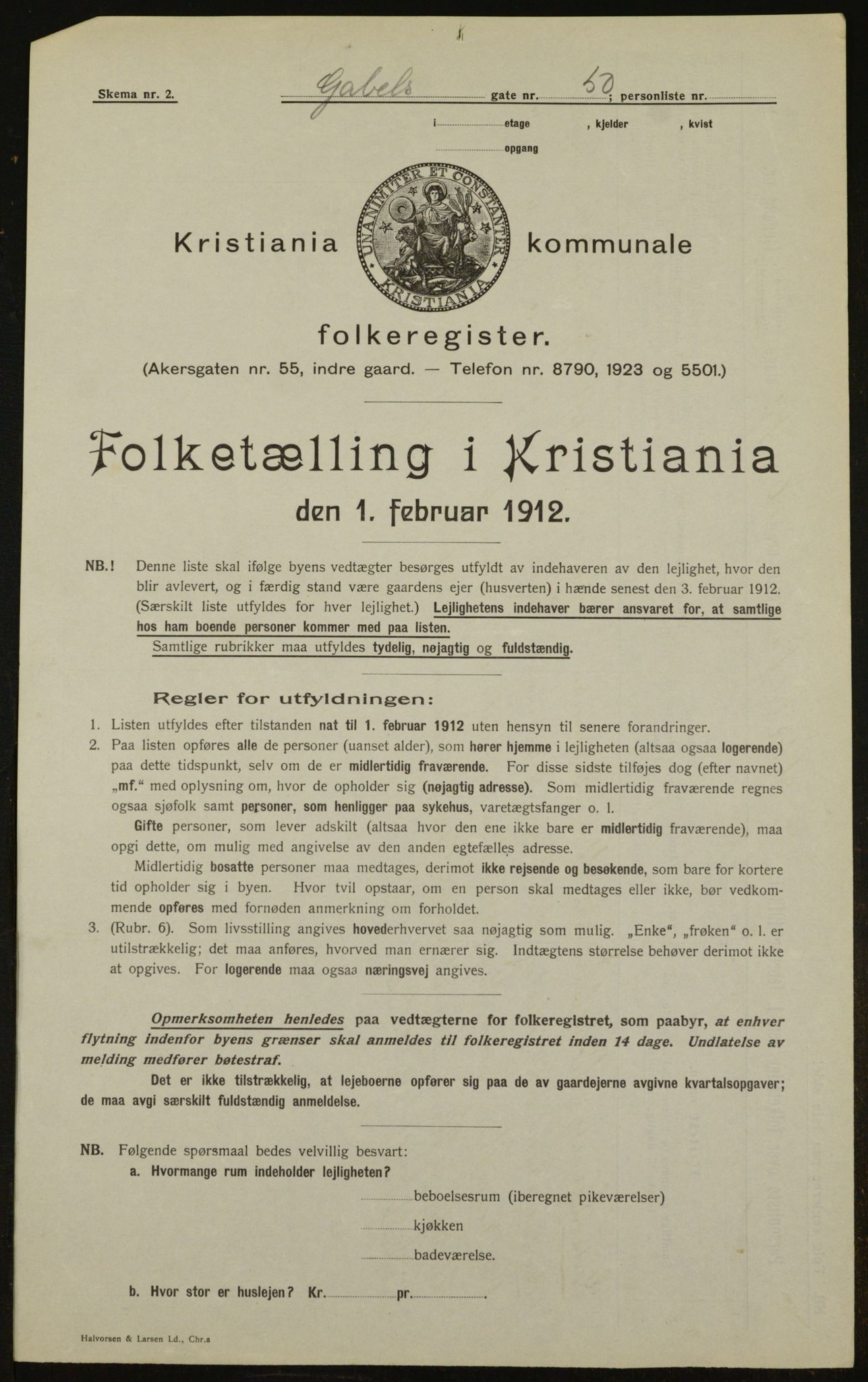 OBA, Municipal Census 1912 for Kristiania, 1912, p. 28568