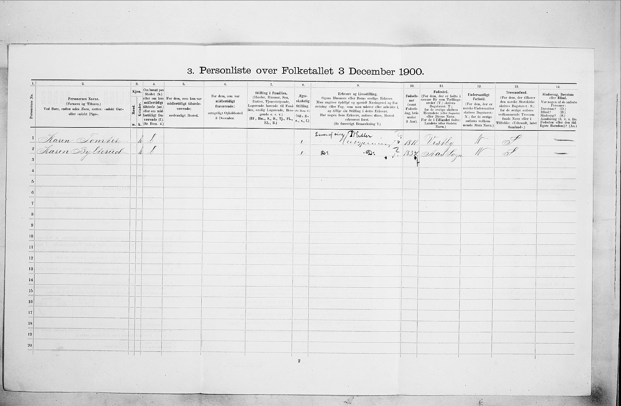 SAO, 1900 census for Kristiania, 1900, p. 37647