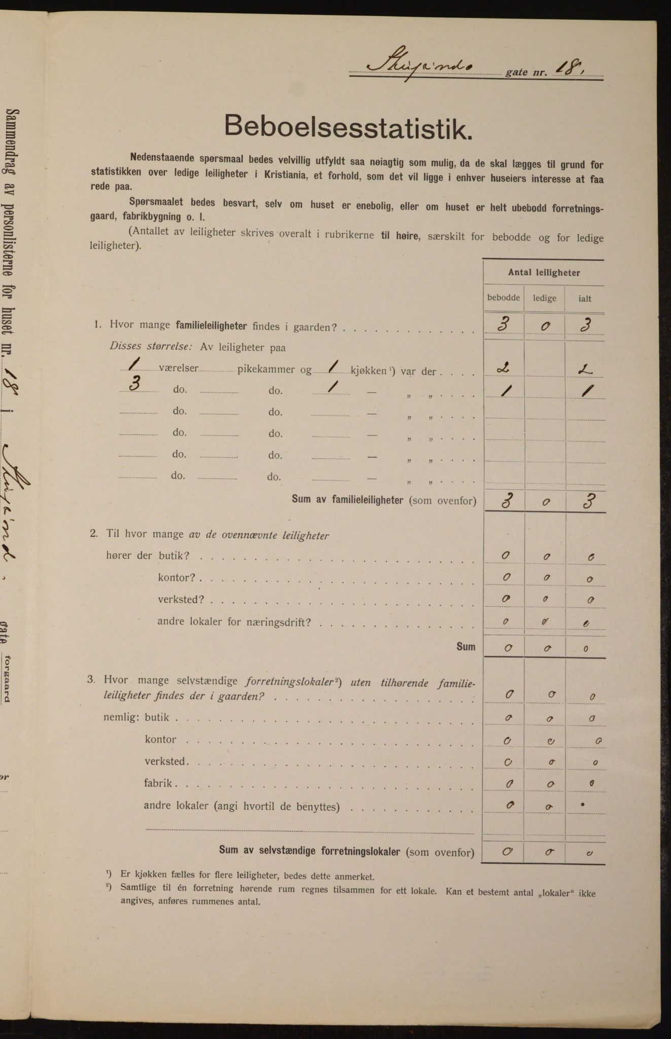 OBA, Municipal Census 1912 for Kristiania, 1912, p. 104617