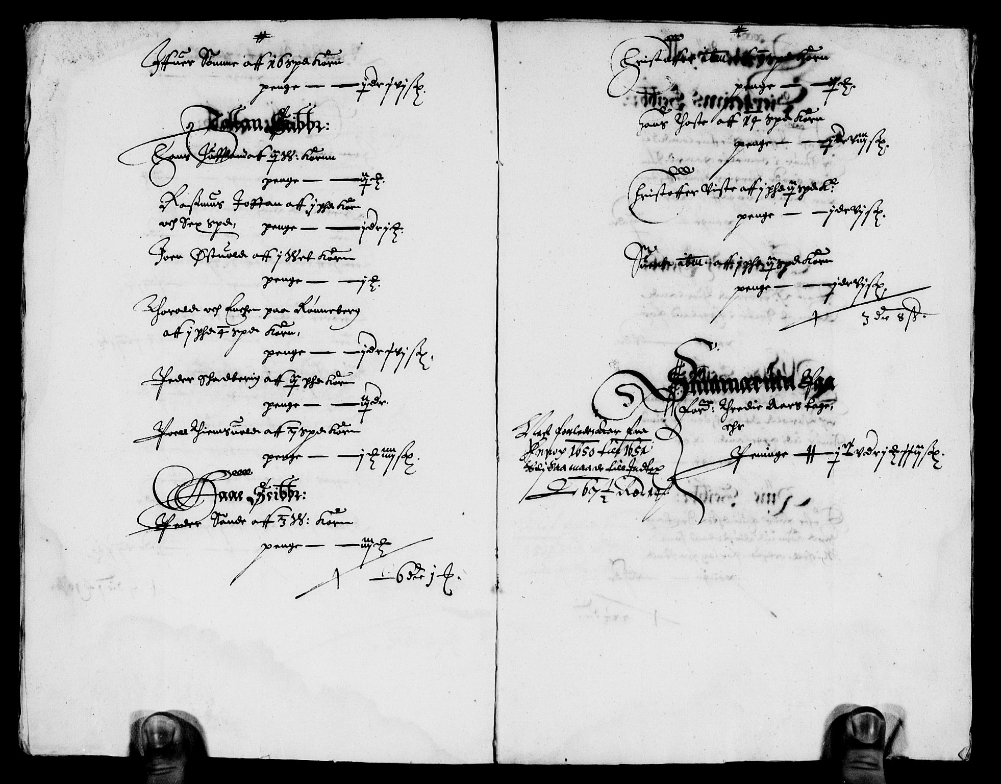 Rentekammeret inntil 1814, Reviderte regnskaper, Lensregnskaper, AV/RA-EA-5023/R/Rb/Rbs/L0033: Stavanger len, 1649-1652