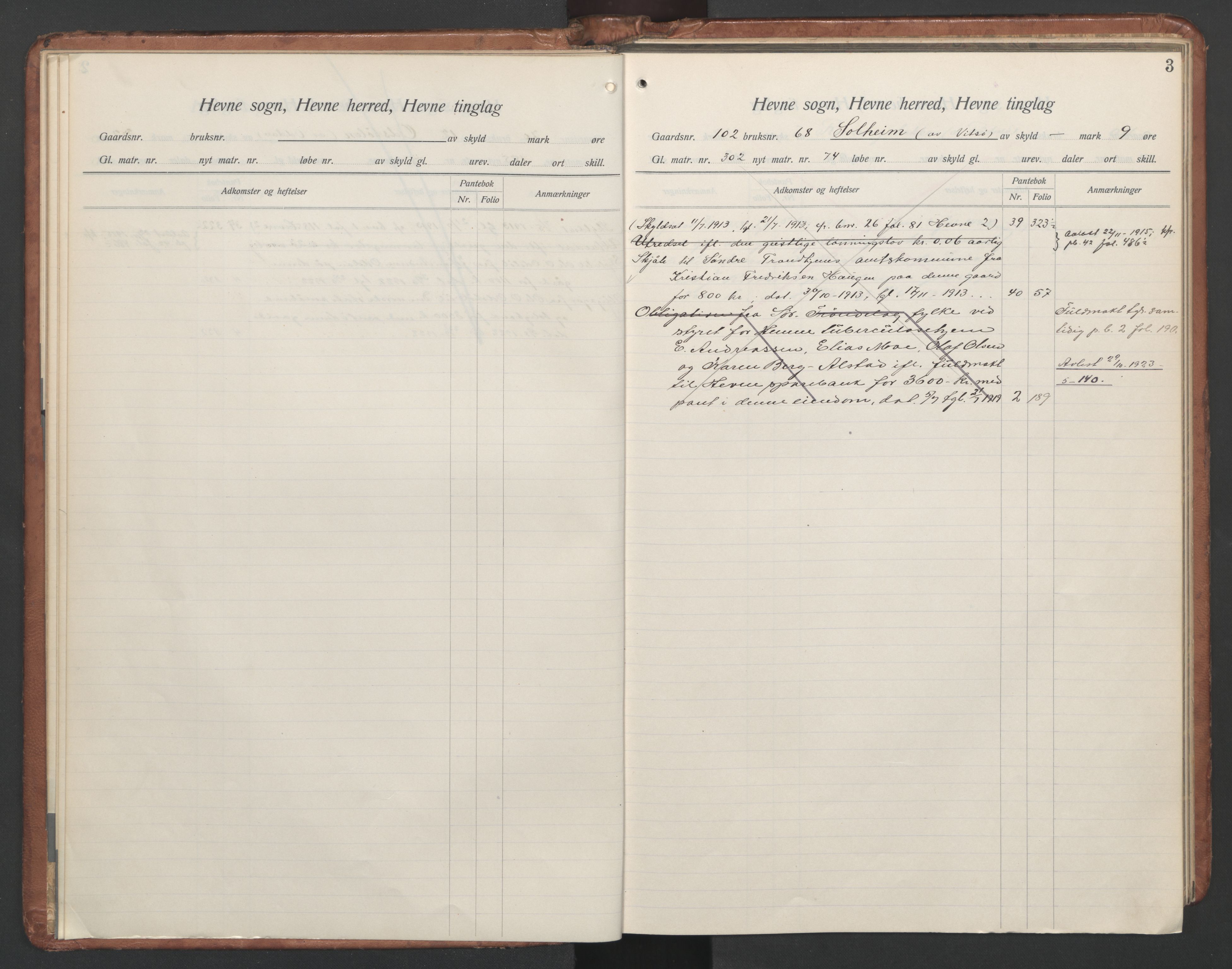 Hitra sorenskriveri, AV/SAT-A-0018/2/2A/L0021: Mortgage register no. 21, p. 3