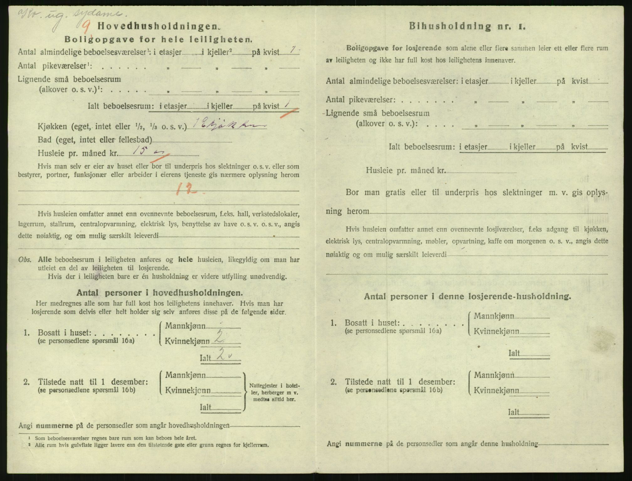 SAK, 1920 census for Risør, 1920, p. 2234