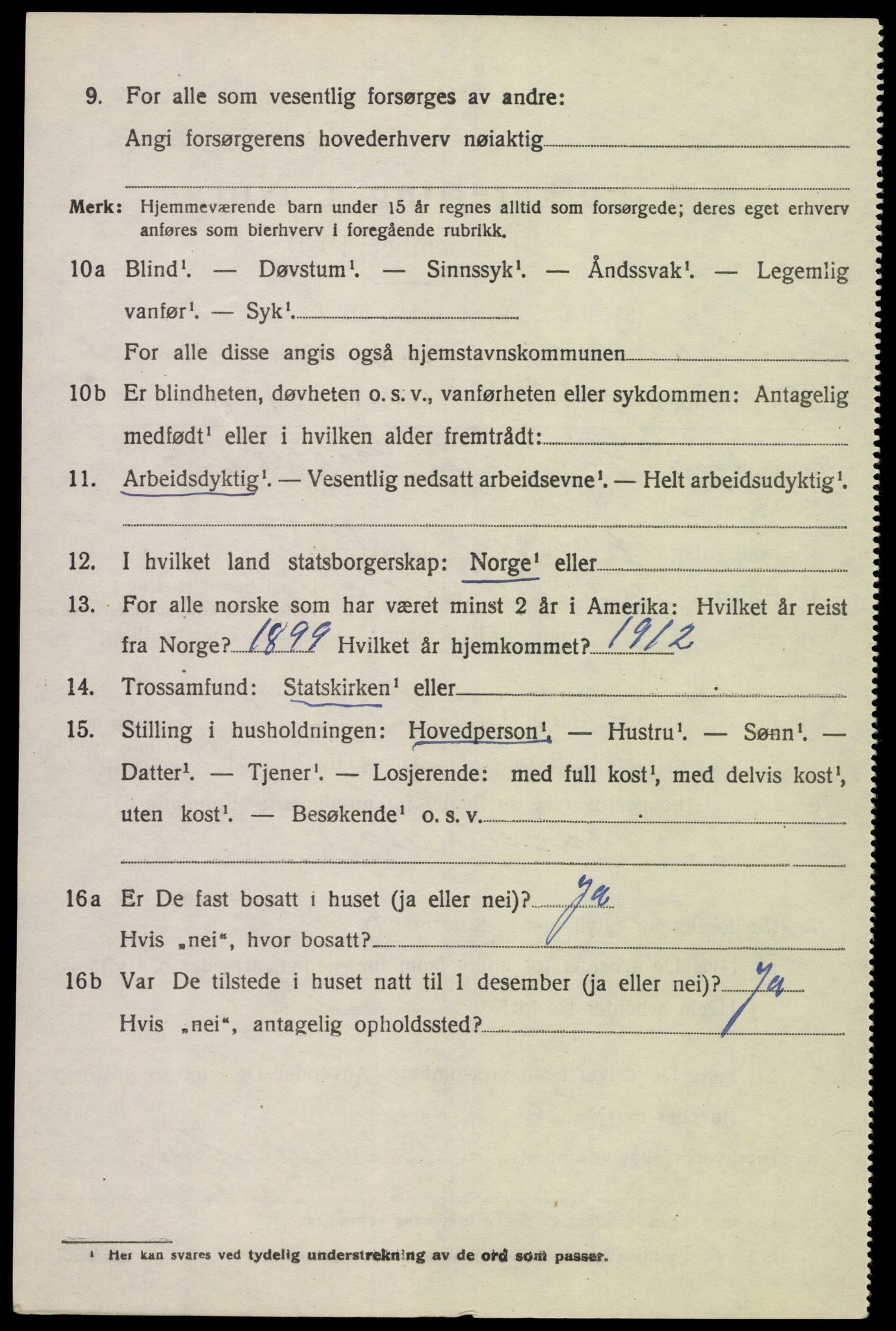 SAK, 1920 census for Sør-Audnedal, 1920, p. 4514