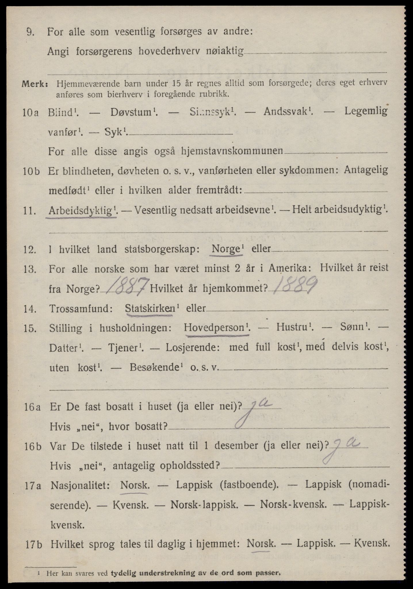 SAT, 1920 census for Meldal, 1920, p. 10828