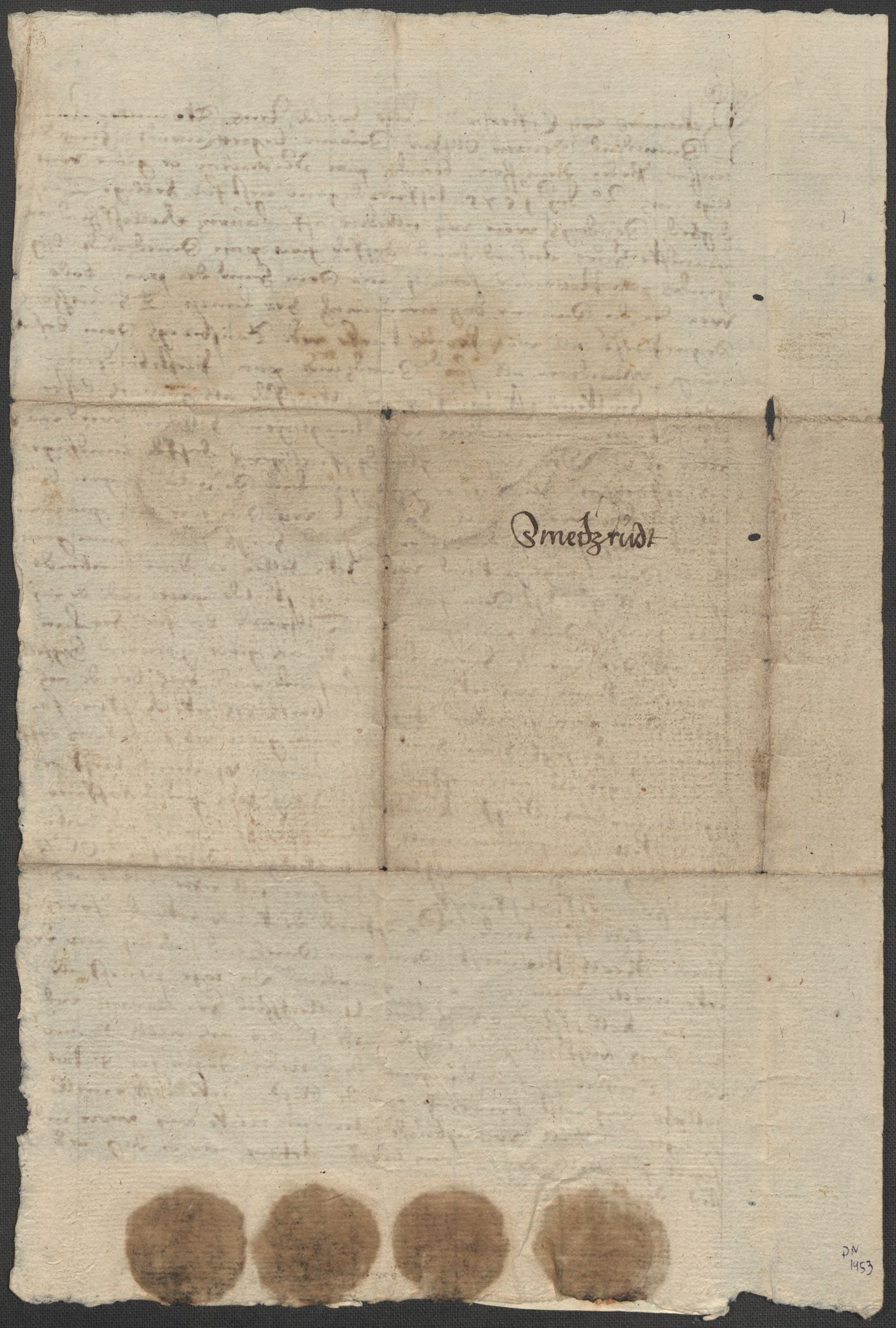 Riksarkivets diplomsamling, AV/RA-EA-5965/F15/L0022: Prestearkiv - Vestfold, 1573-1670, p. 22