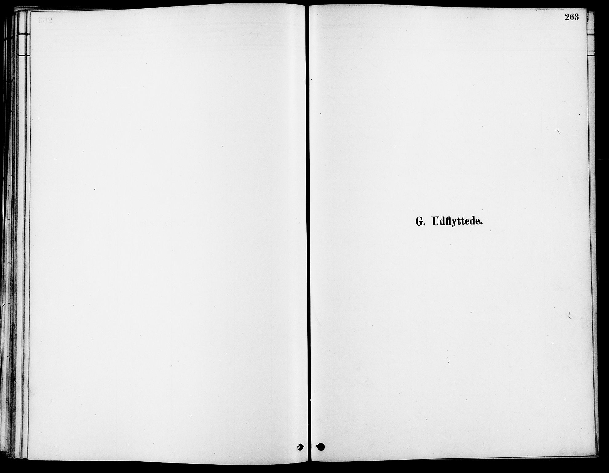 Gamle Aker prestekontor Kirkebøker, SAO/A-10617a/F/L0007: Parish register (official) no. 7, 1882-1890, p. 263