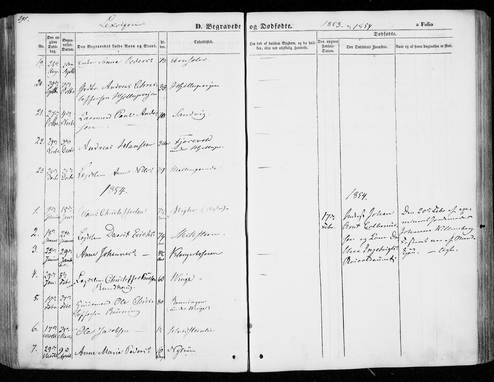 Ministerialprotokoller, klokkerbøker og fødselsregistre - Nord-Trøndelag, AV/SAT-A-1458/701/L0007: Parish register (official) no. 701A07 /1, 1842-1854, p. 295