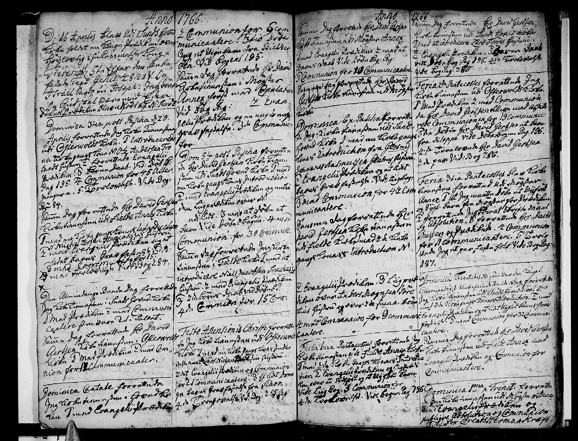 Sund sokneprestembete, AV/SAB-A-99930: Parish register (official) no. A 3, 1740-1769