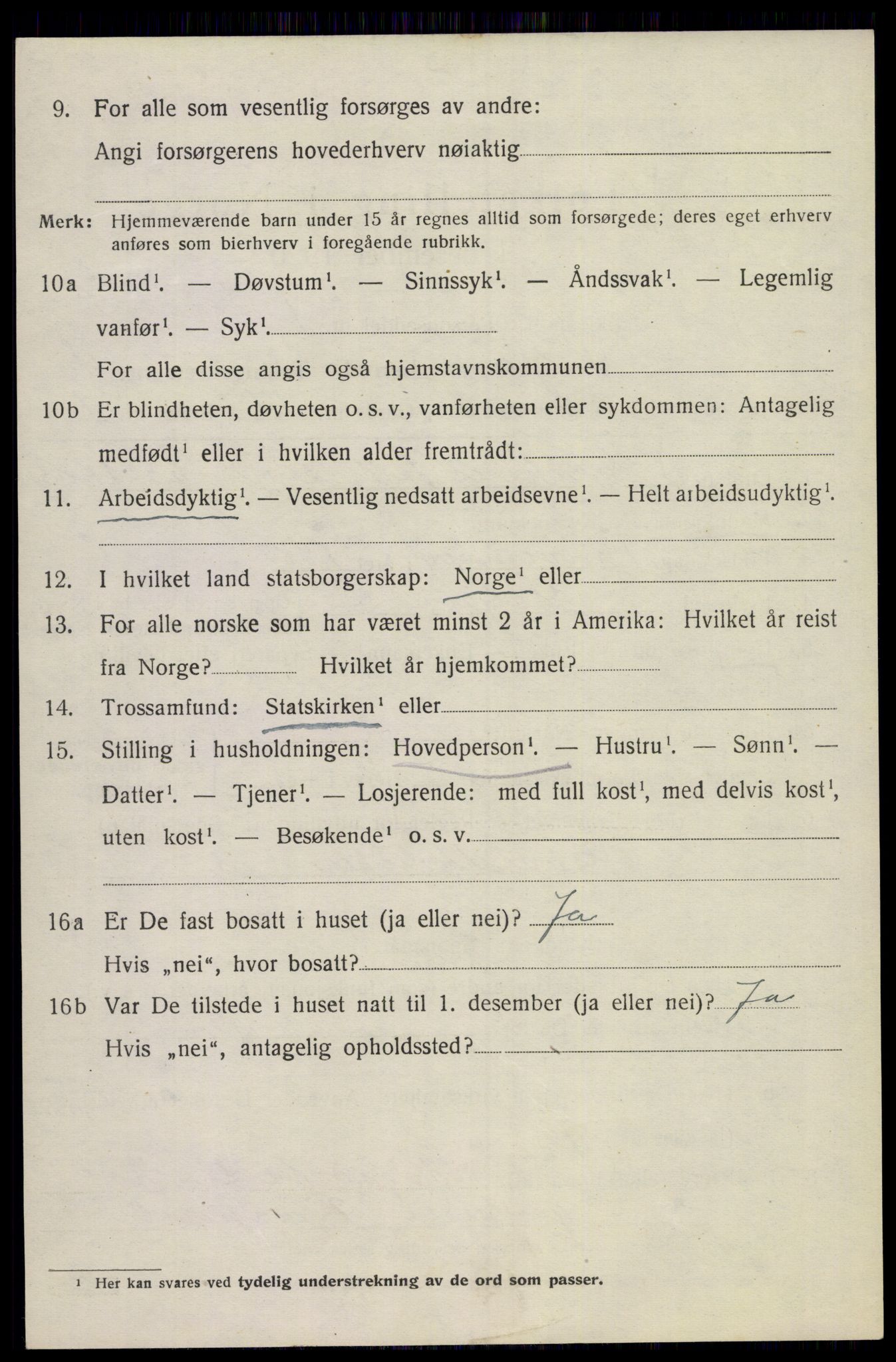 SAKO, 1920 census for Siljan, 1920, p. 2364