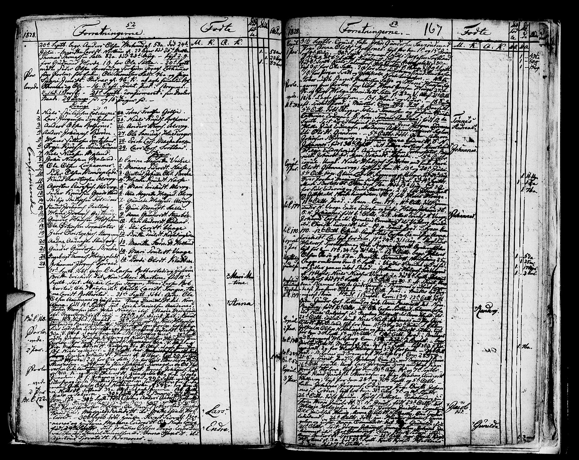 Finnås sokneprestembete, SAB/A-99925/H/Ha/Haa/Haaa/L0004: Parish register (official) no. A 4, 1804-1830, p. 167