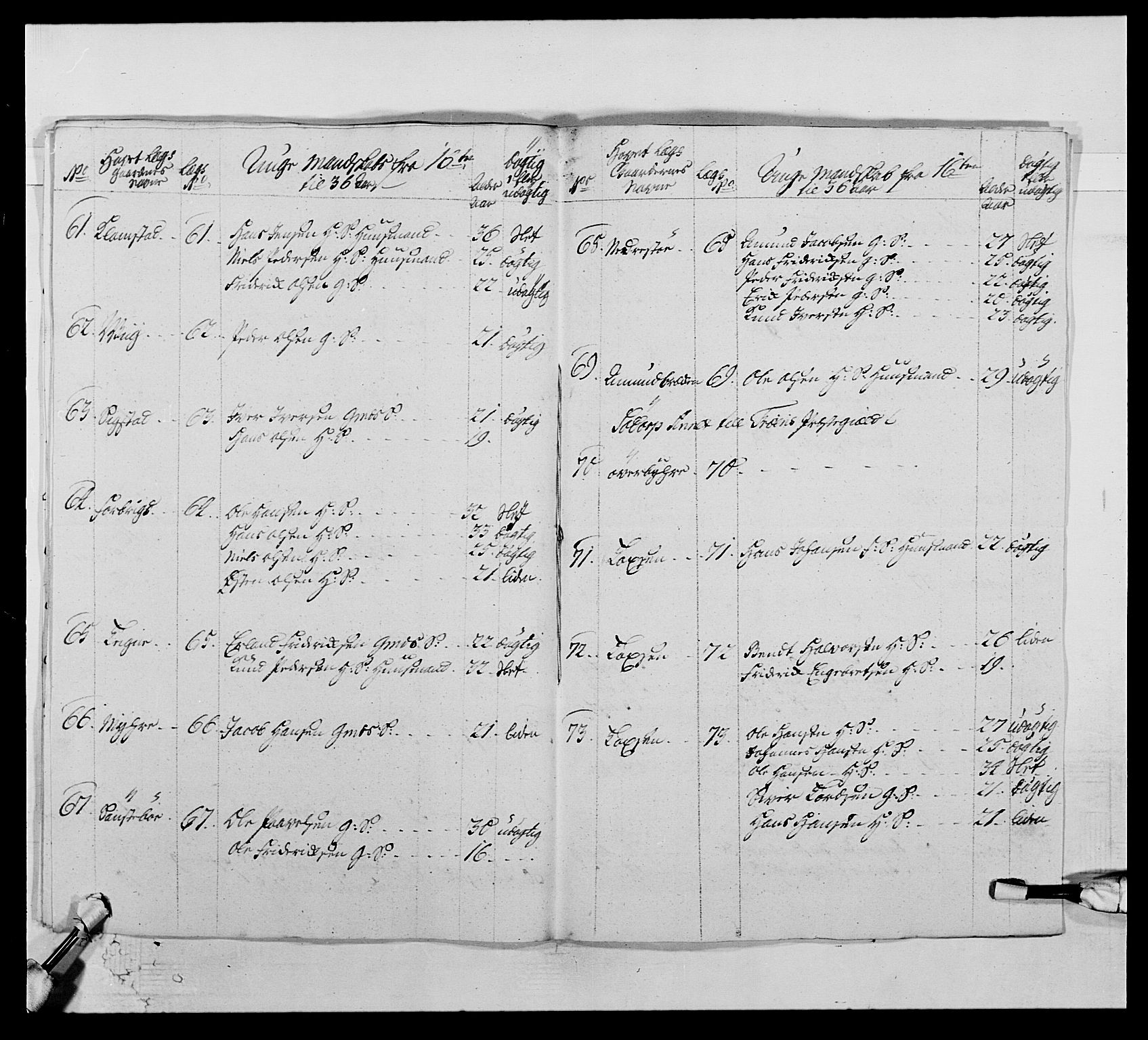 Kommanderende general (KG I) med Det norske krigsdirektorium, AV/RA-EA-5419/E/Ea/L0503: 1. Opplandske regiment, 1756-1761, p. 297