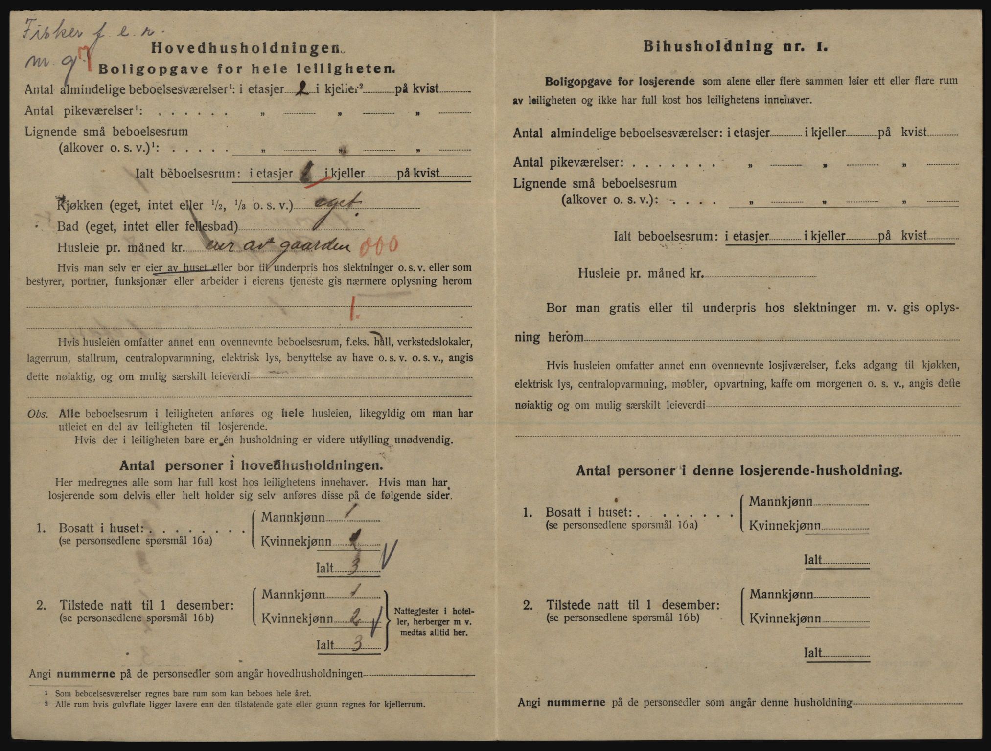 SATØ, 1920 census for Tromsø, 1920, p. 4460