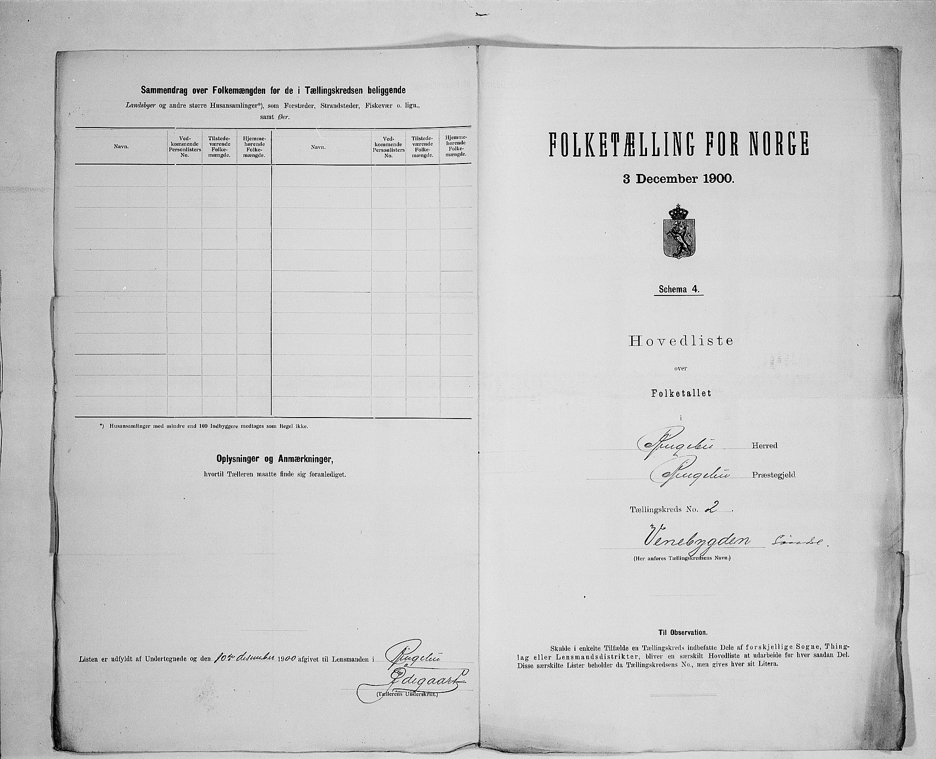 SAH, 1900 census for Ringebu, 1900, p. 21