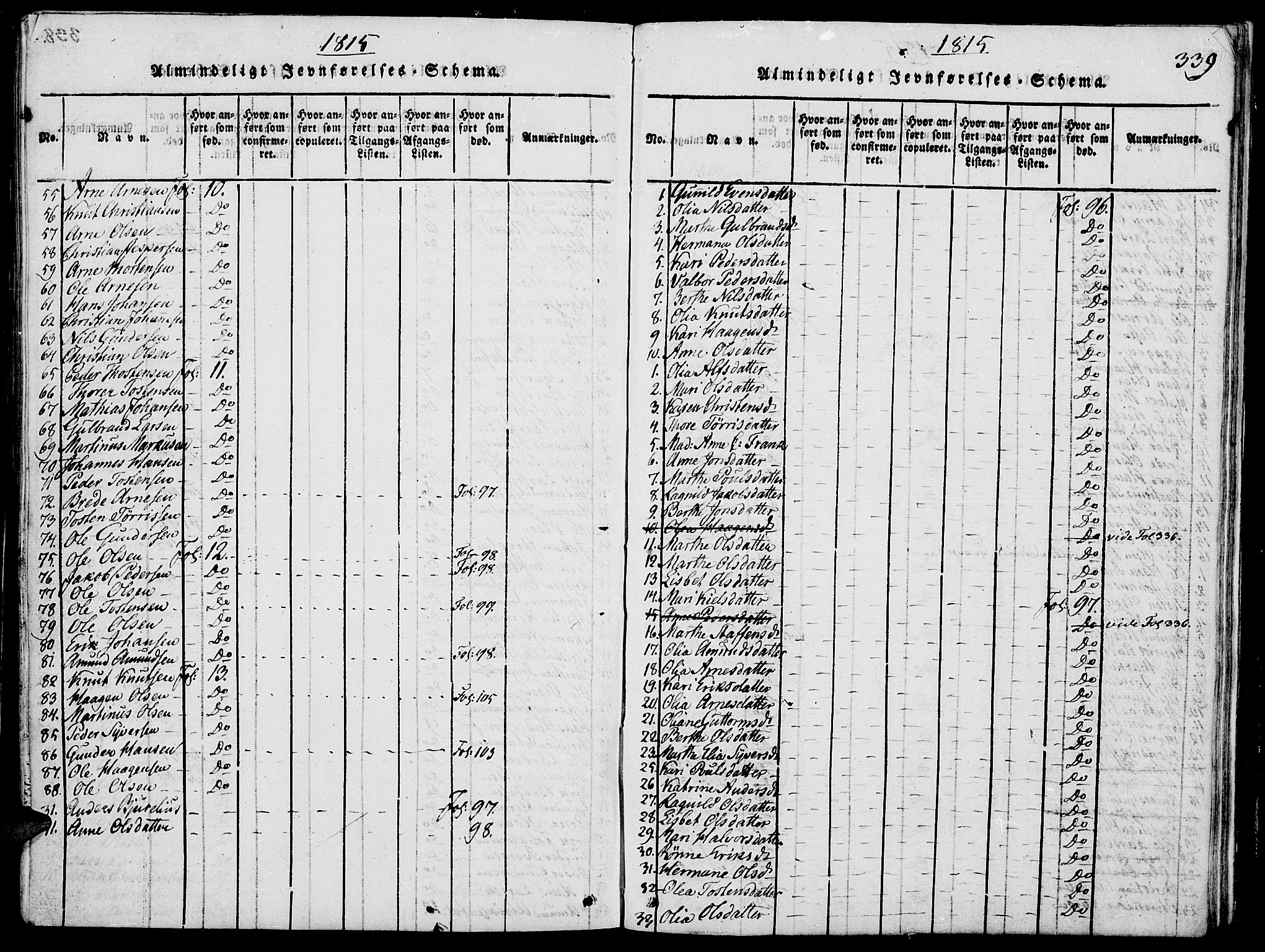 Grue prestekontor, AV/SAH-PREST-036/H/Ha/Haa/L0006: Parish register (official) no. 6, 1814-1830, p. 339