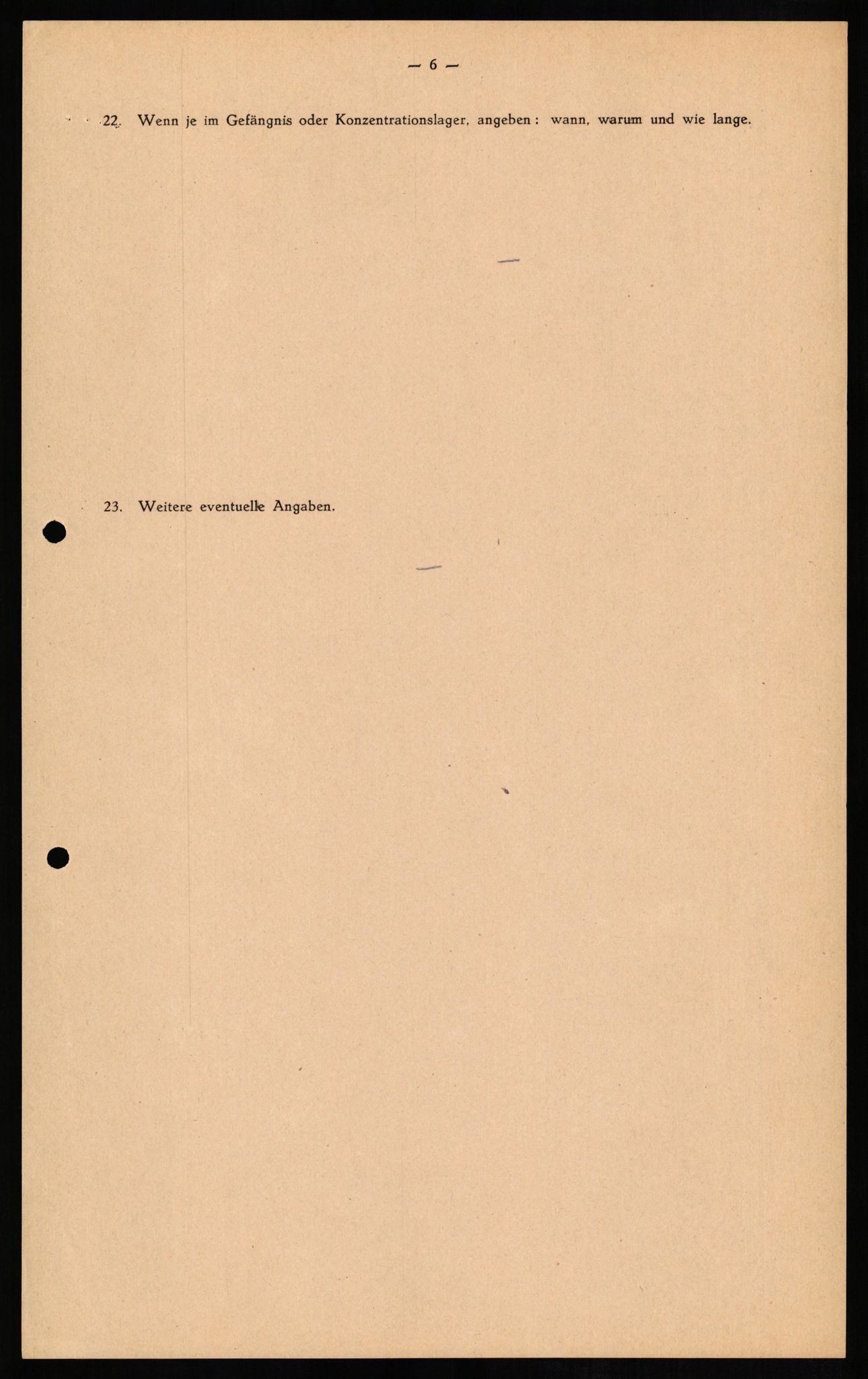 Forsvaret, Forsvarets overkommando II, RA/RAFA-3915/D/Db/L0011: CI Questionaires. Tyske okkupasjonsstyrker i Norge. Tyskere., 1945-1946, p. 32