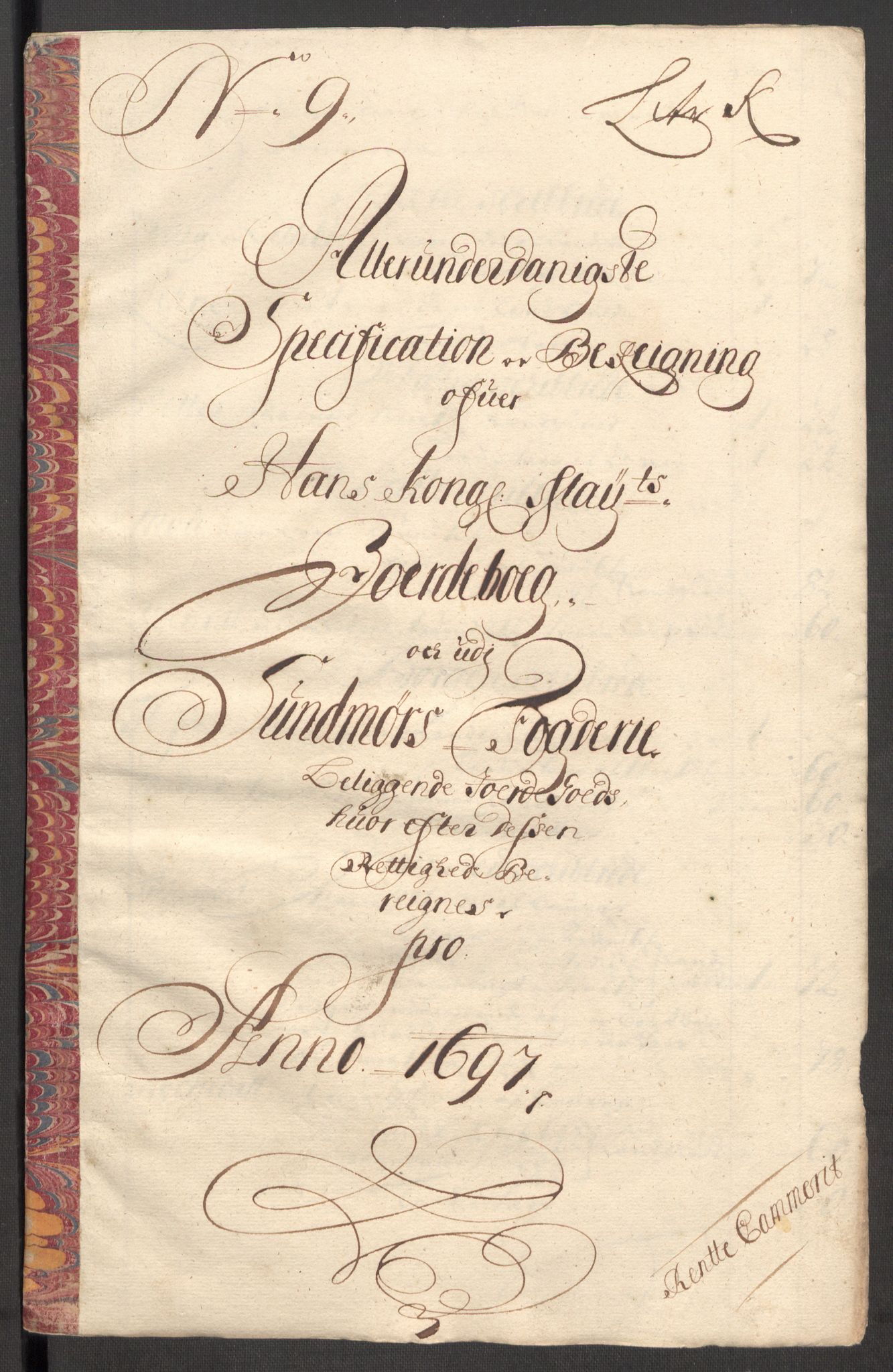 Rentekammeret inntil 1814, Reviderte regnskaper, Fogderegnskap, RA/EA-4092/R54/L3556: Fogderegnskap Sunnmøre, 1696-1698, p. 273