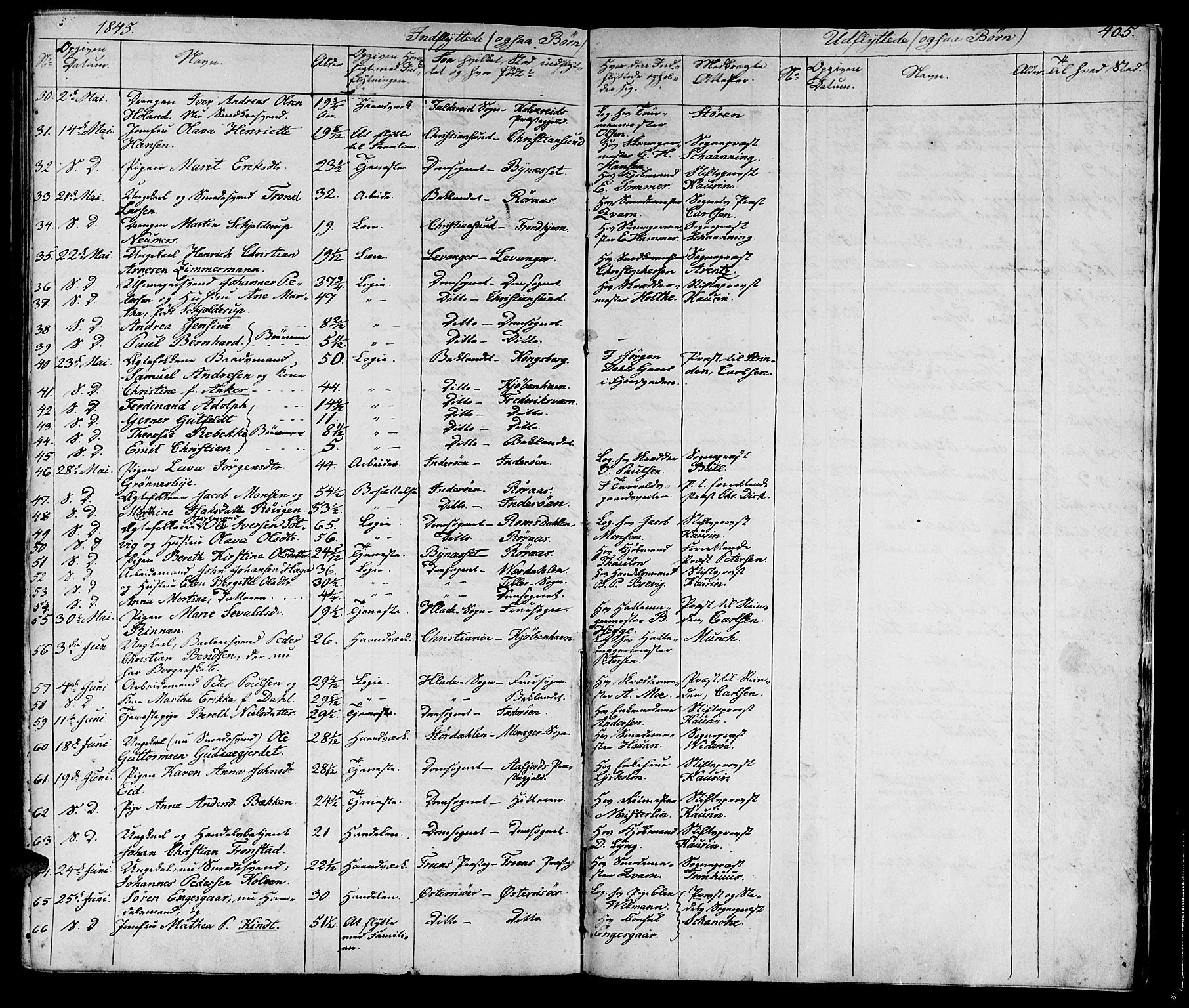 Ministerialprotokoller, klokkerbøker og fødselsregistre - Sør-Trøndelag, SAT/A-1456/602/L0136: Parish register (copy) no. 602C04, 1833-1845, p. 405