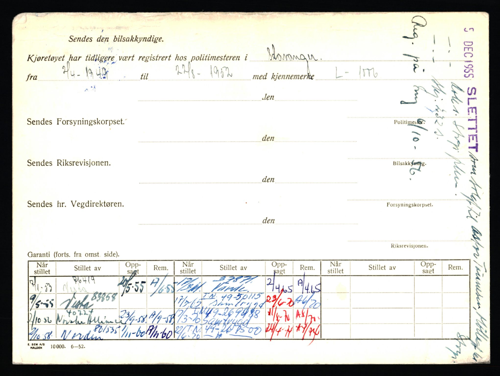 Stavanger trafikkstasjon, AV/SAST-A-101942/0/F/L0044: L-26300 - L-26999, 1930-1971, p. 810