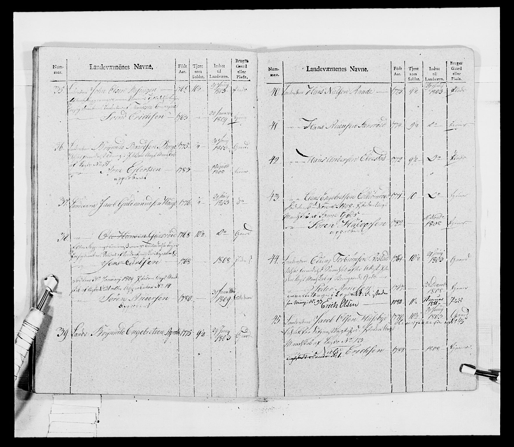 Generalitets- og kommissariatskollegiet, Det kongelige norske kommissariatskollegium, AV/RA-EA-5420/E/Eh/L0030b: Sønnafjelske gevorbne infanteriregiment, 1810, p. 304