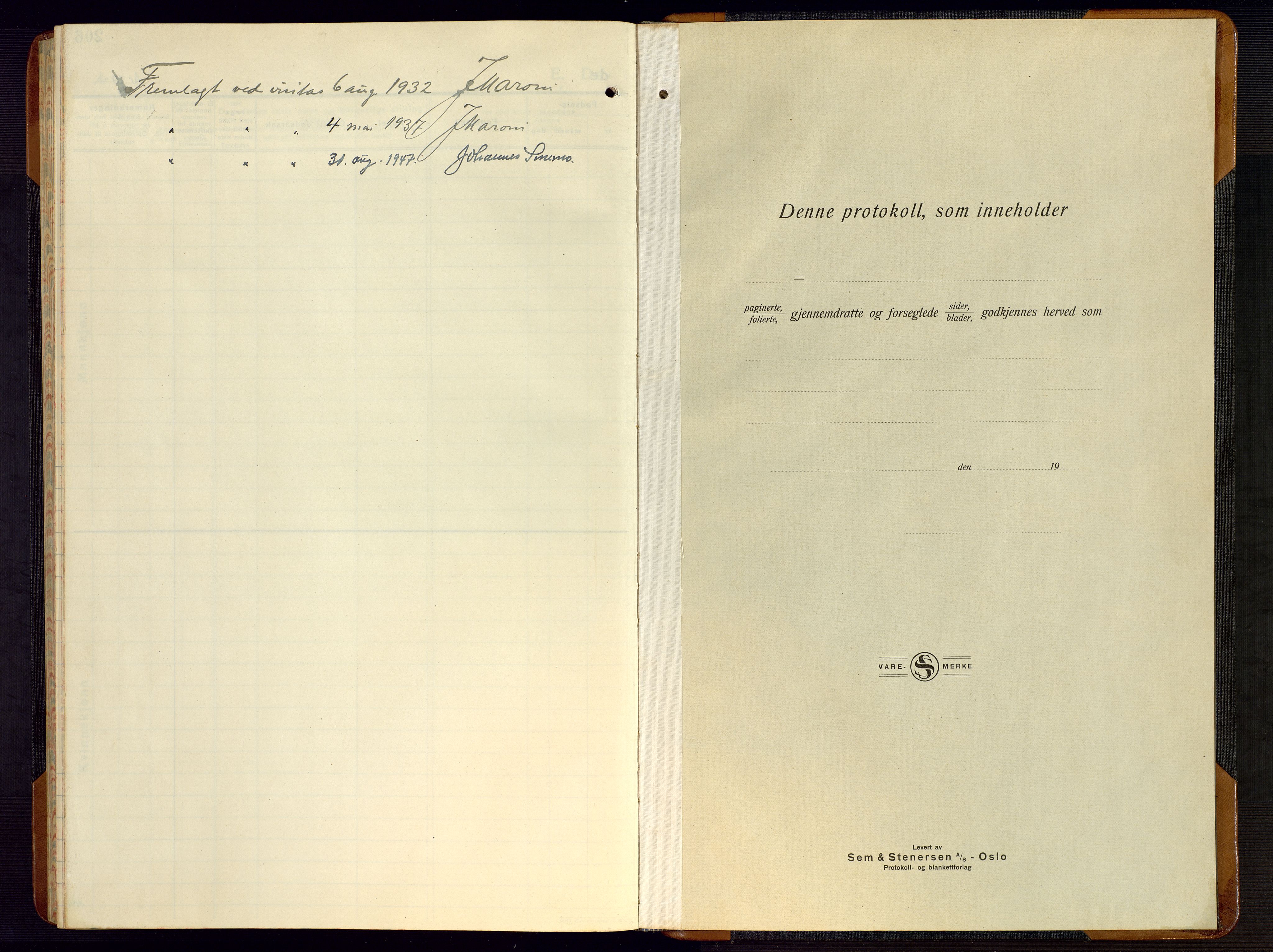 Gjerstad sokneprestkontor, SAK/1111-0014/F/Fb/Fba/L0009: Parish register (copy) no. B 9, 1925-1946