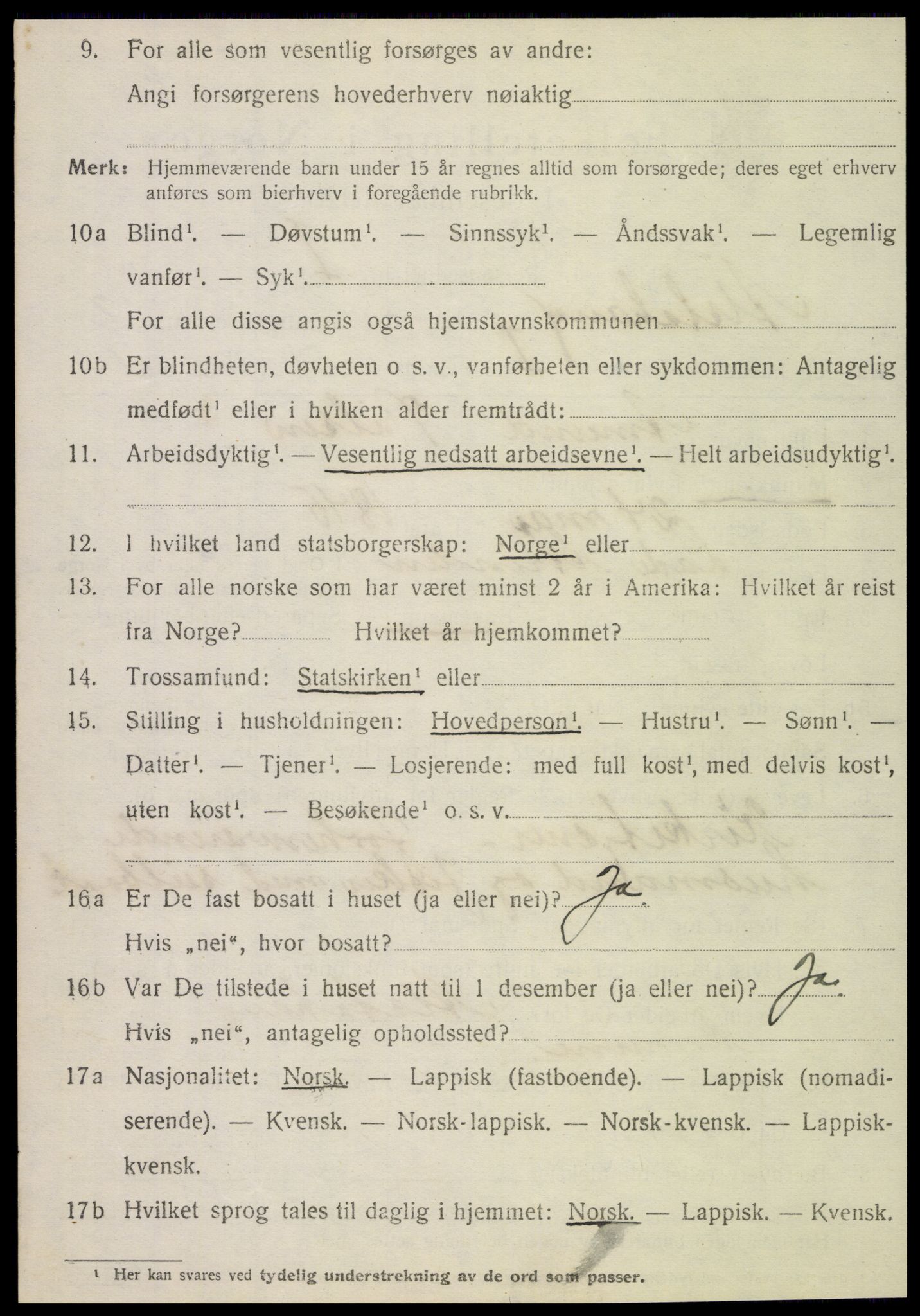 SAT, 1920 census for Alstahaug, 1920, p. 842