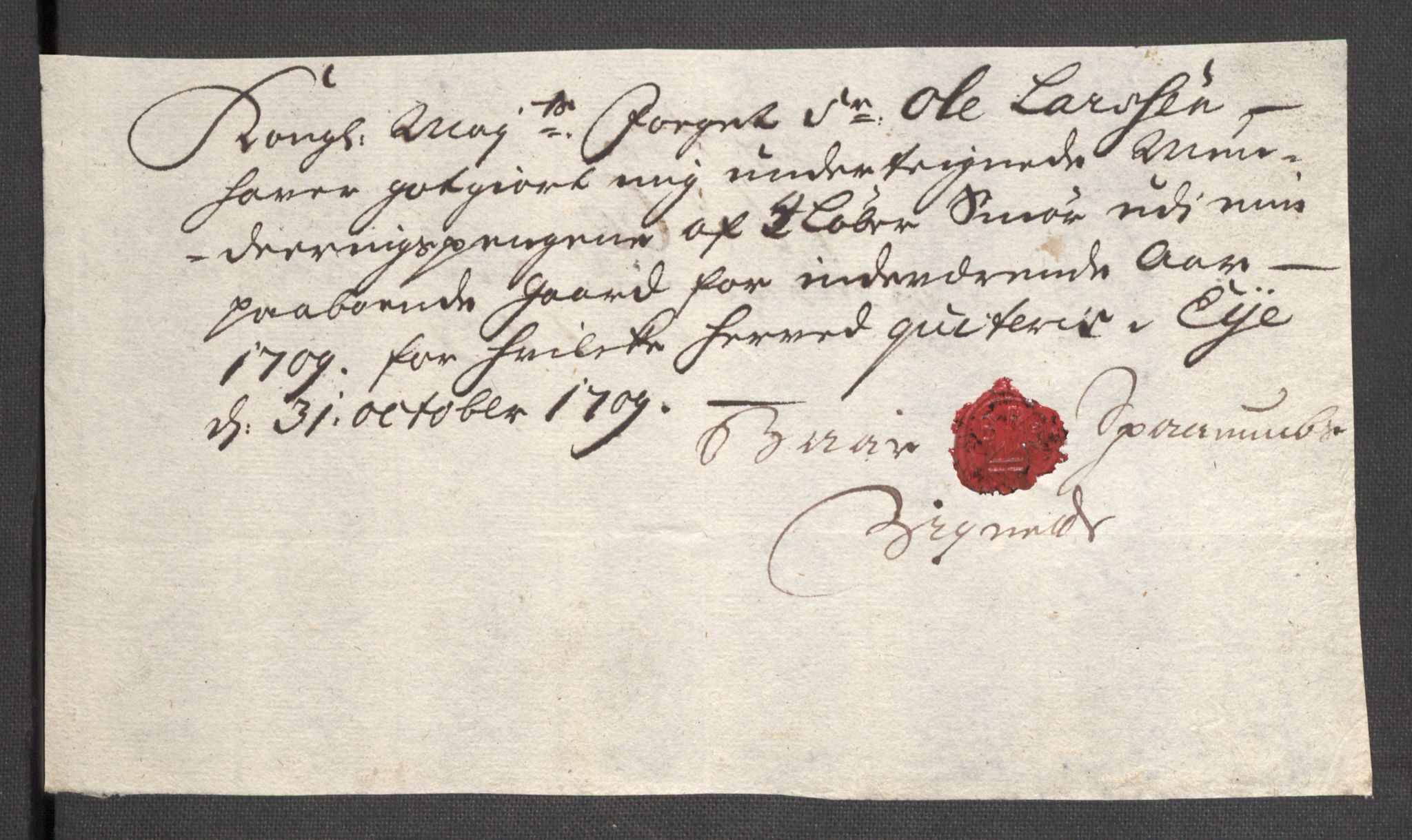 Rentekammeret inntil 1814, Reviderte regnskaper, Fogderegnskap, AV/RA-EA-4092/R48/L2986: Fogderegnskap Sunnhordland og Hardanger, 1709-1710, p. 278