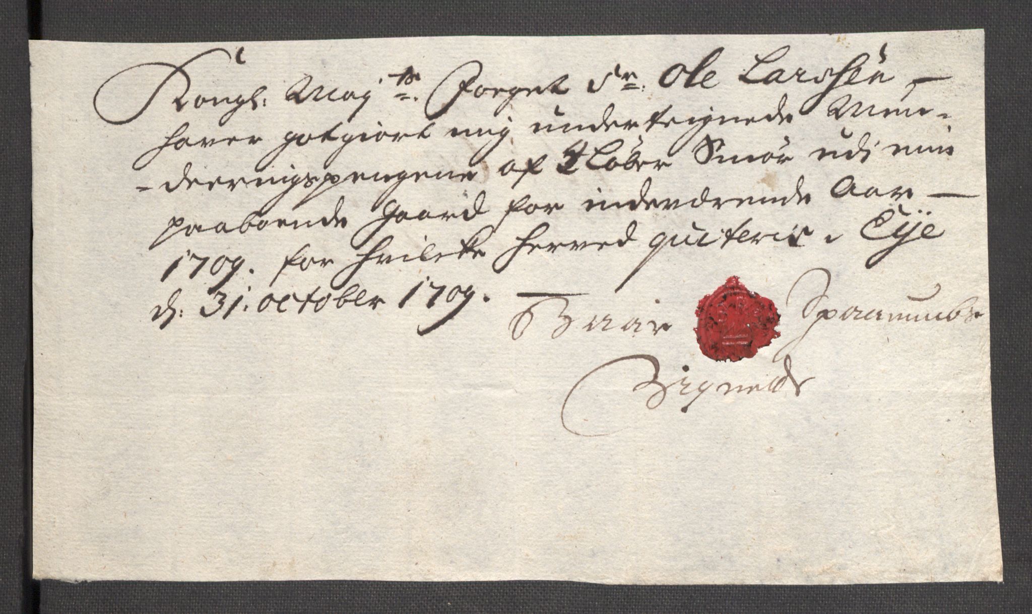 Rentekammeret inntil 1814, Reviderte regnskaper, Fogderegnskap, RA/EA-4092/R48/L2986: Fogderegnskap Sunnhordland og Hardanger, 1709-1710, p. 278