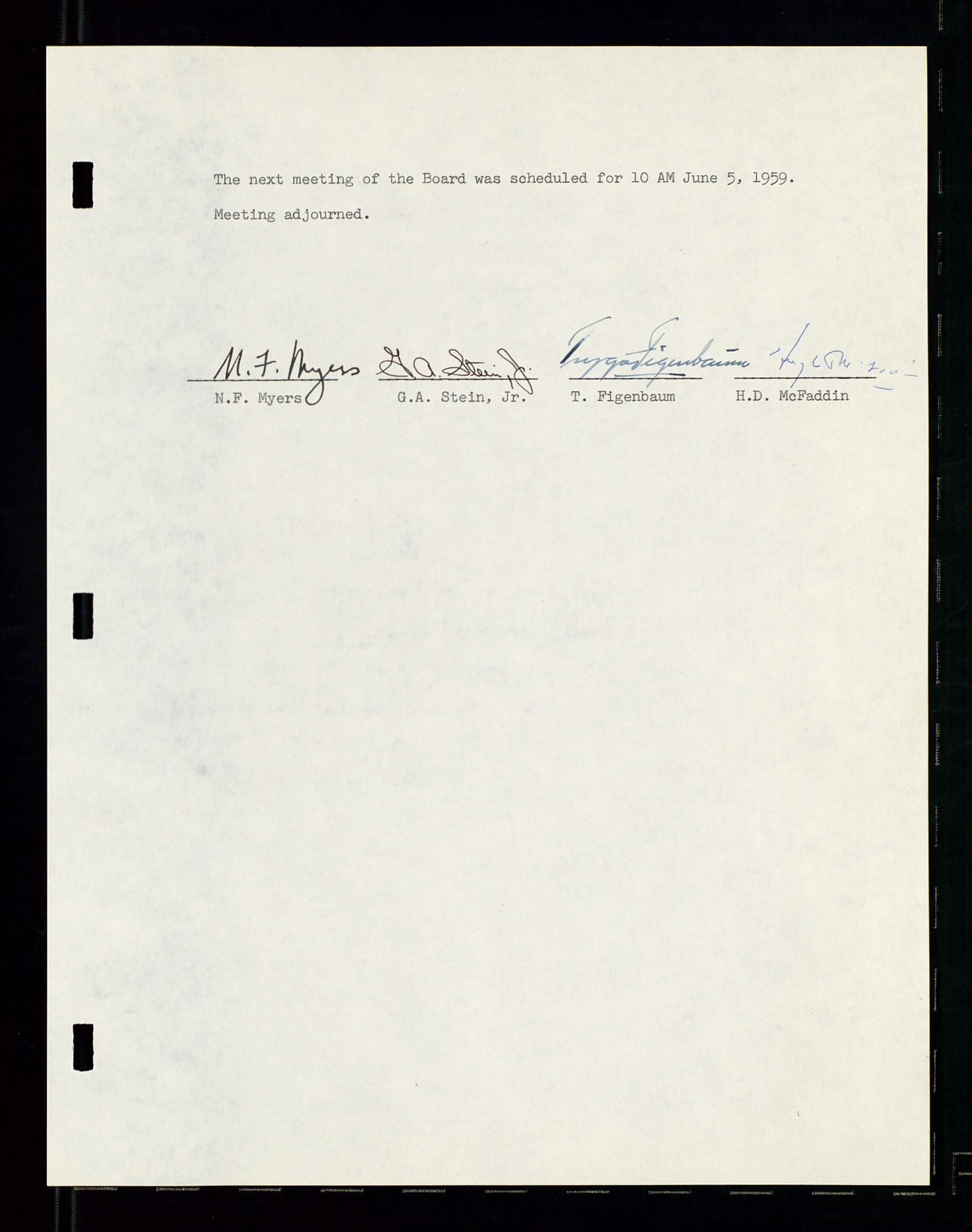 PA 1537 - A/S Essoraffineriet Norge, AV/SAST-A-101957/A/Aa/L0001/0002: Styremøter / Shareholder meetings, board meetings, by laws (vedtekter), 1957-1960, p. 152