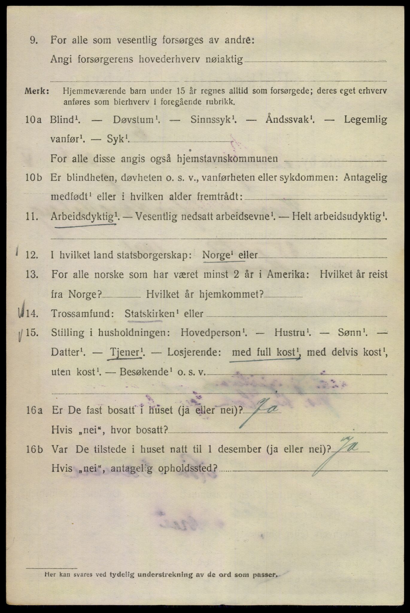 SAO, 1920 census for Kristiania, 1920, p. 458722