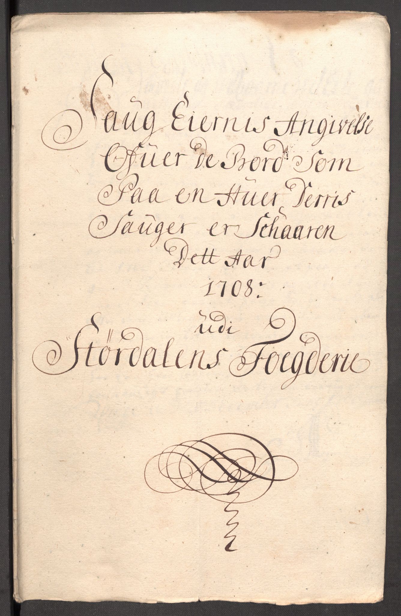 Rentekammeret inntil 1814, Reviderte regnskaper, Fogderegnskap, AV/RA-EA-4092/R62/L4198: Fogderegnskap Stjørdal og Verdal, 1708, p. 127