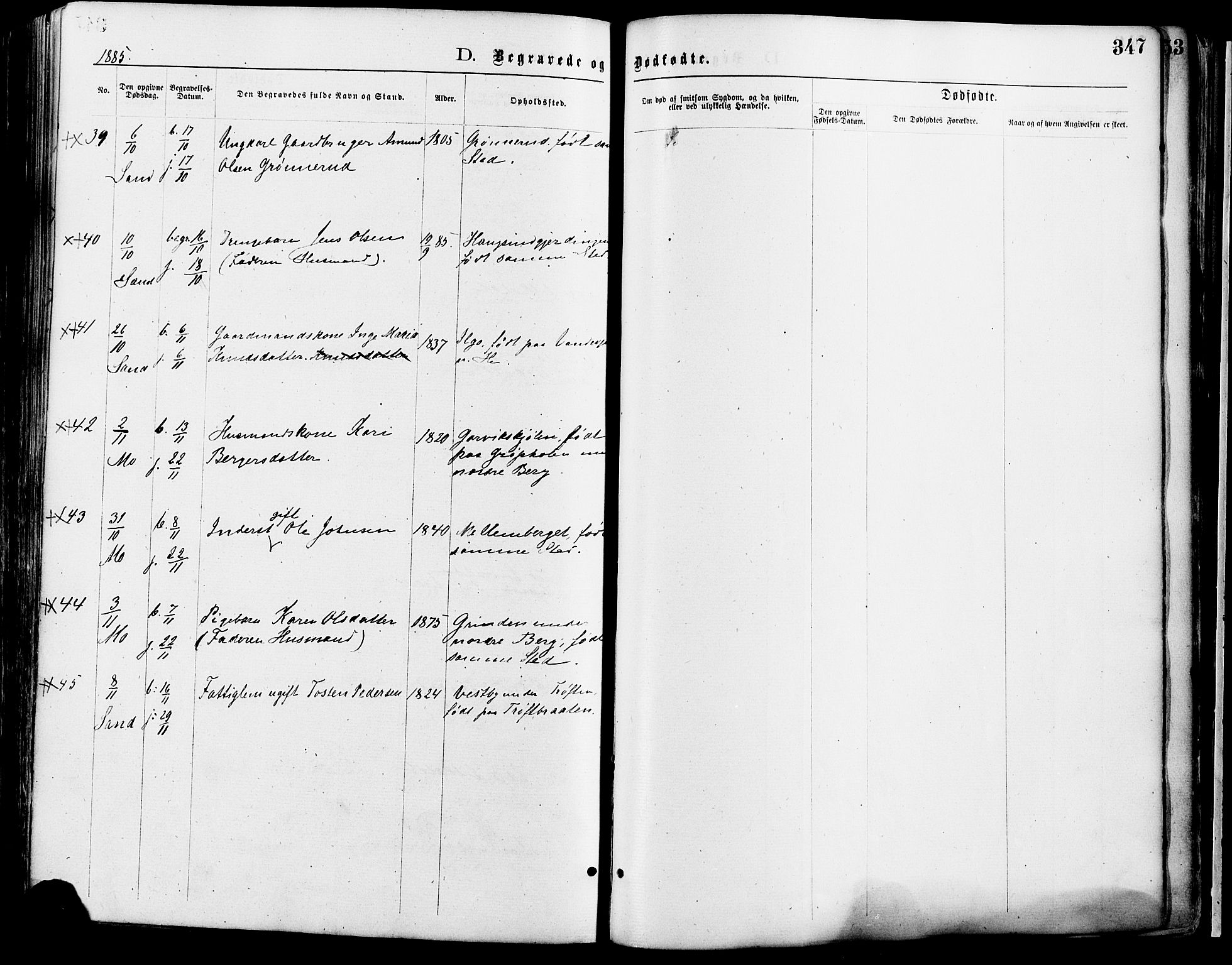 Nord-Odal prestekontor, SAH/PREST-032/H/Ha/Haa/L0005: Parish register (official) no. 5, 1874-1885, p. 347