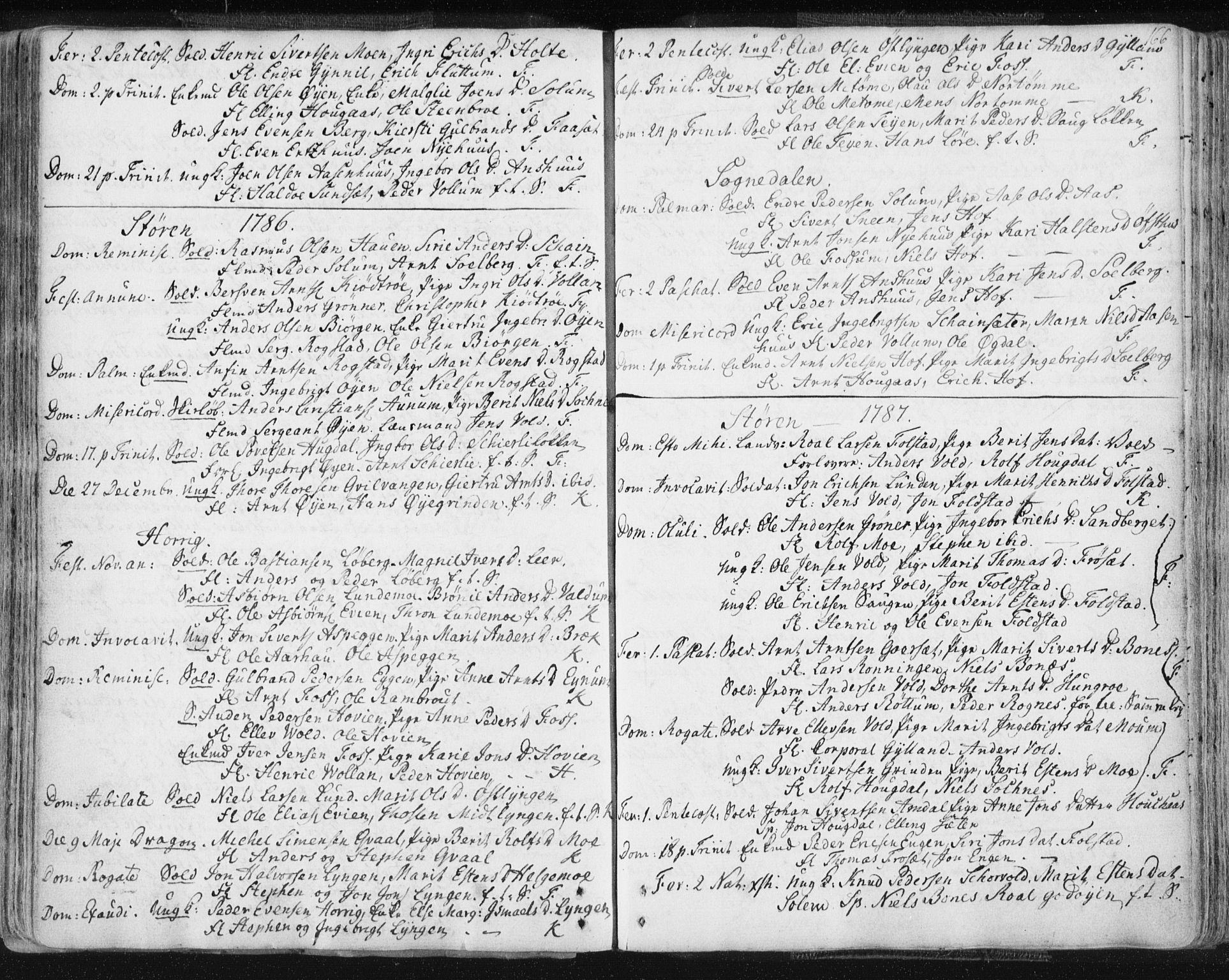 Ministerialprotokoller, klokkerbøker og fødselsregistre - Sør-Trøndelag, SAT/A-1456/687/L0991: Parish register (official) no. 687A02, 1747-1790, p. 166