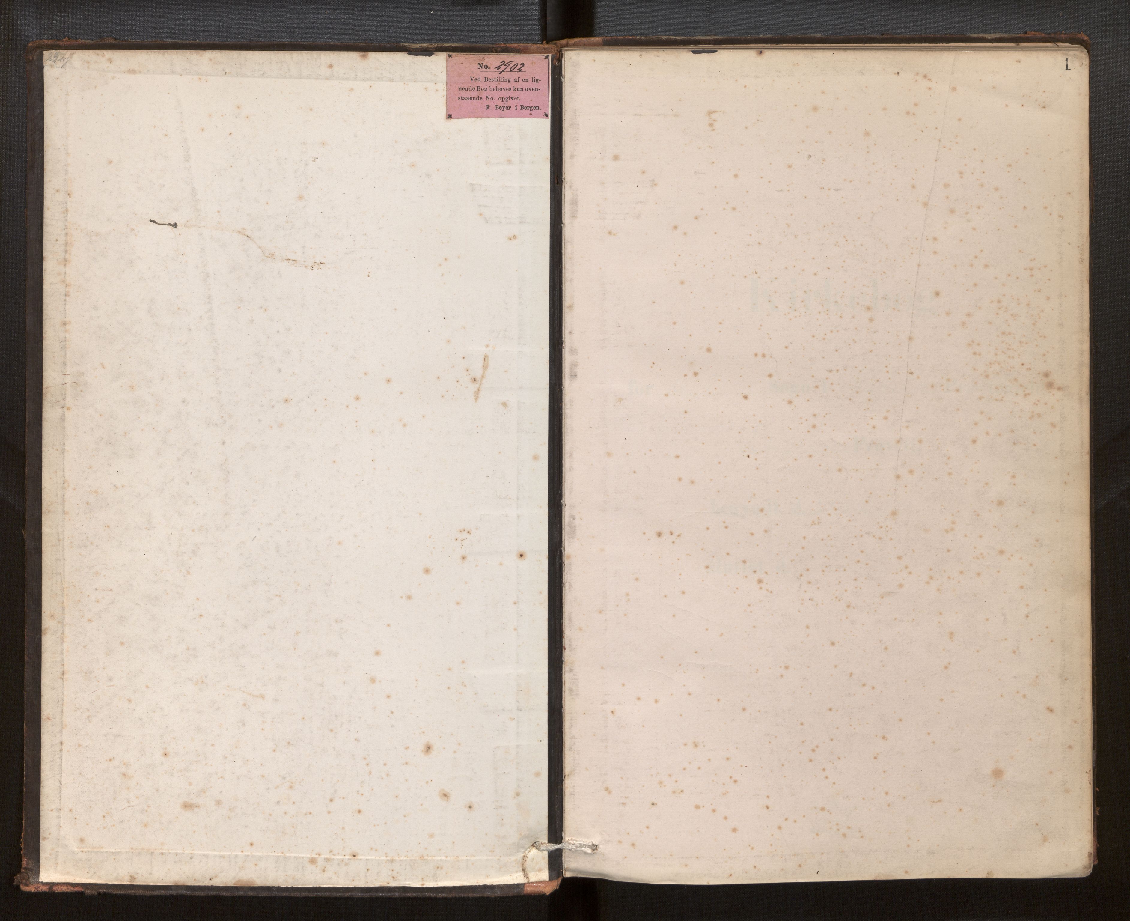 Hafslo sokneprestembete, SAB/A-80301/H/Haa/Haaf/L0003: Diary records no. F 3, 1879-1909, p. 1