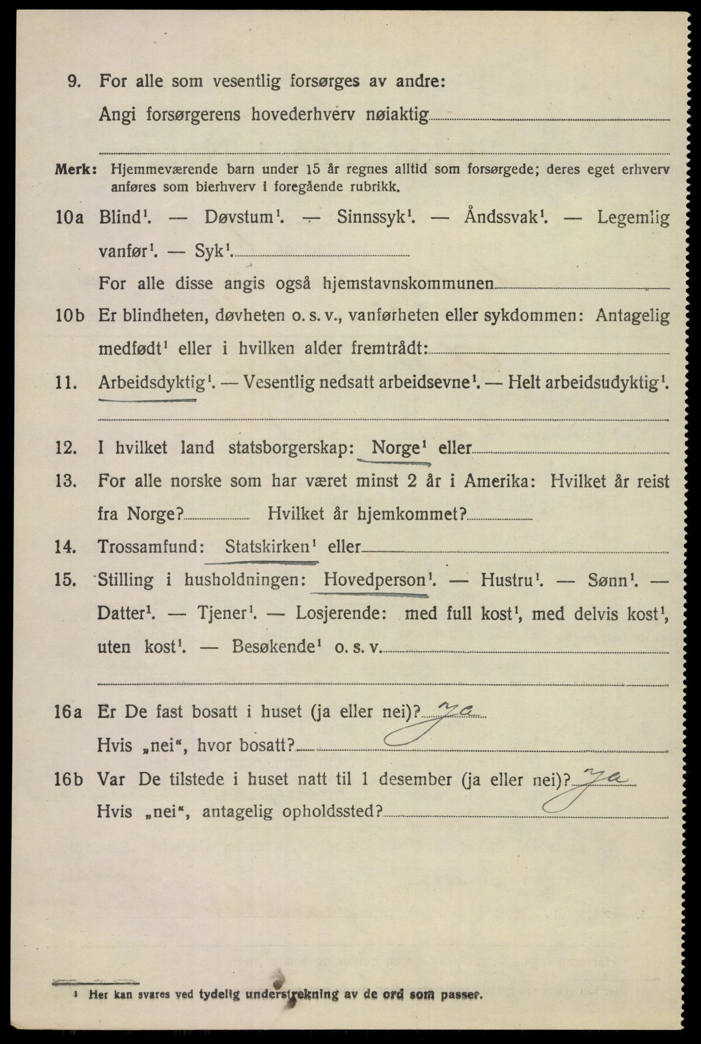 SAKO, 1920 census for Andebu, 1920, p. 2231