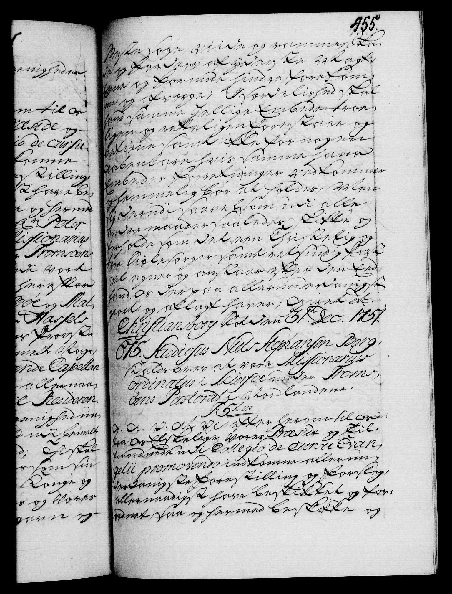 Danske Kanselli 1572-1799, RA/EA-3023/F/Fc/Fca/Fcaa/L0037: Norske registre, 1751-1752, p. 455a