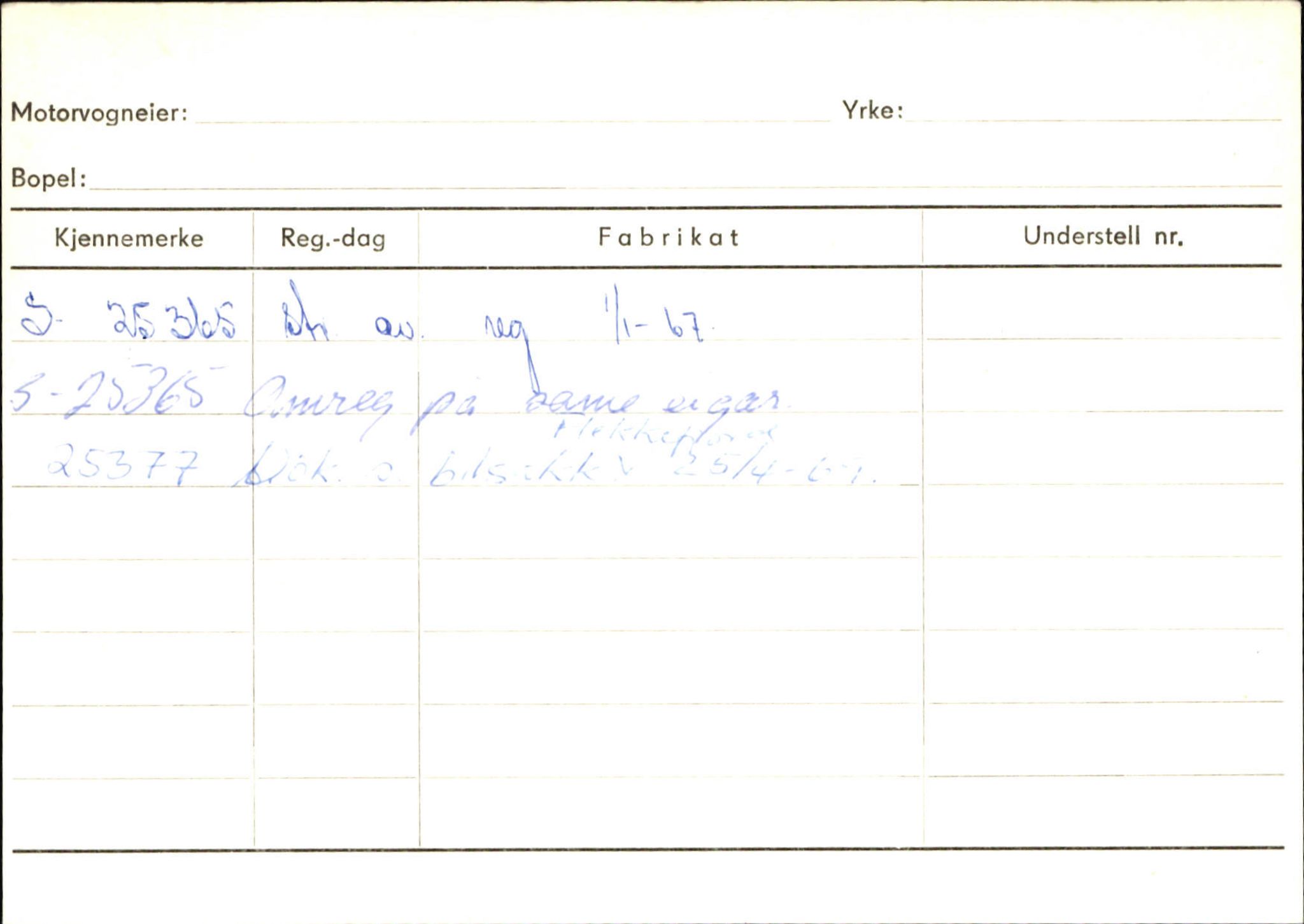 Statens vegvesen, Sogn og Fjordane vegkontor, AV/SAB-A-5301/4/F/L0133: Eigarregister Bremanger A-Å. Gaular A-H, 1945-1975, p. 436