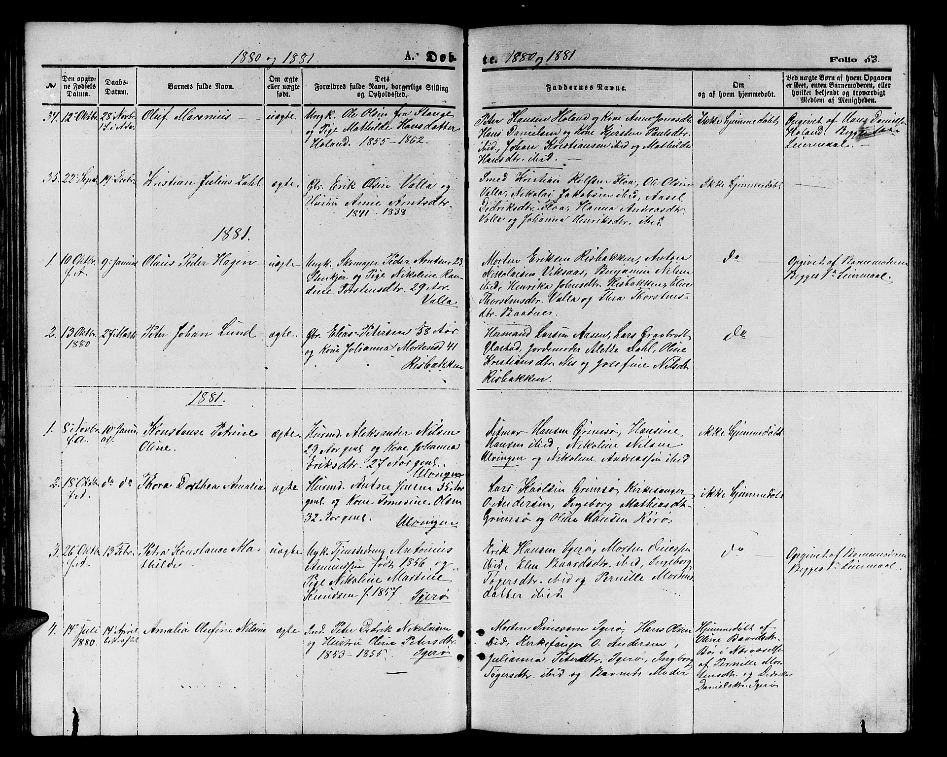 Ministerialprotokoller, klokkerbøker og fødselsregistre - Nordland, AV/SAT-A-1459/816/L0252: Parish register (copy) no. 816C02, 1871-1885, p. 53